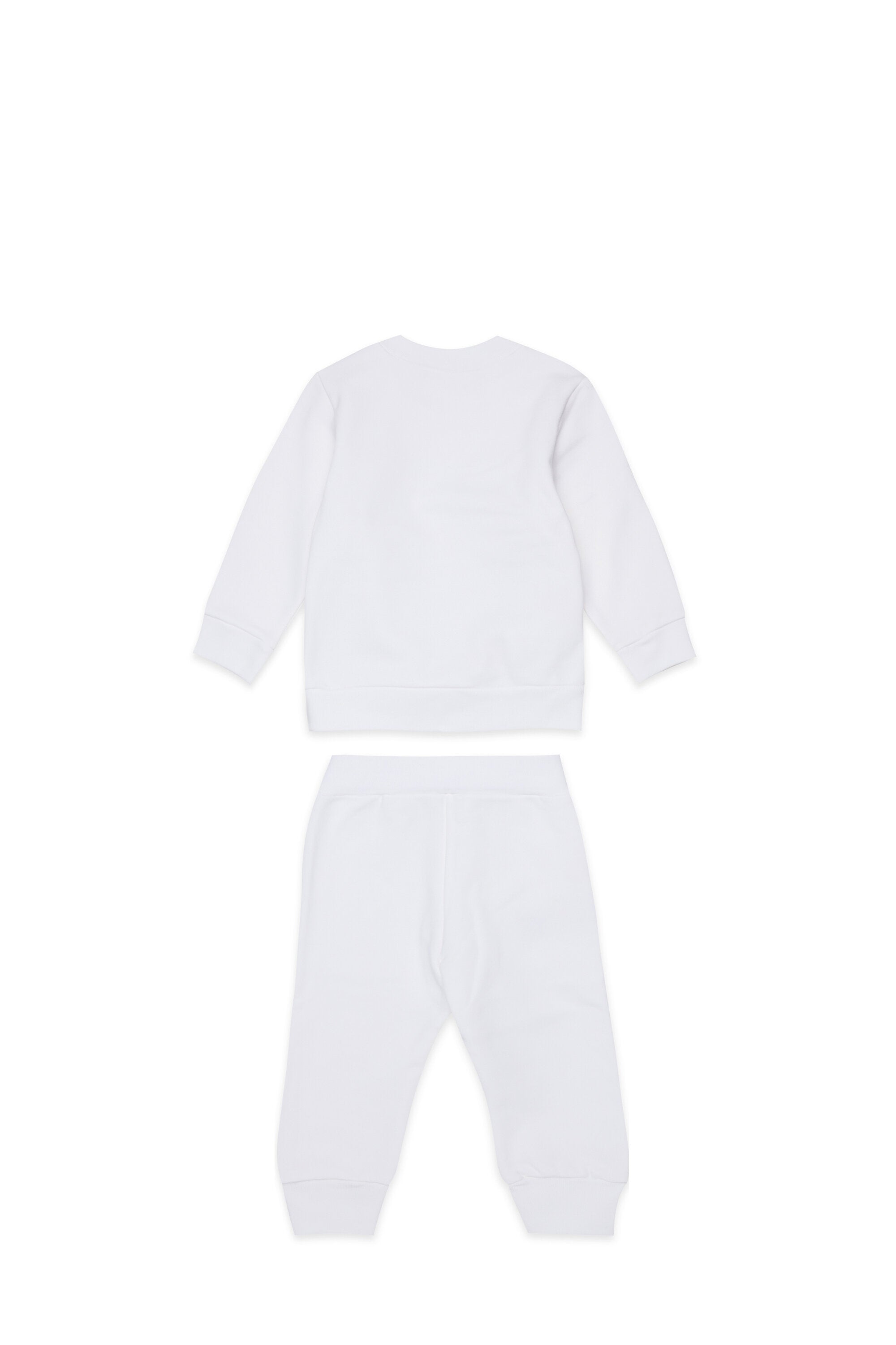 Fleece tracksuit set with institutional logo