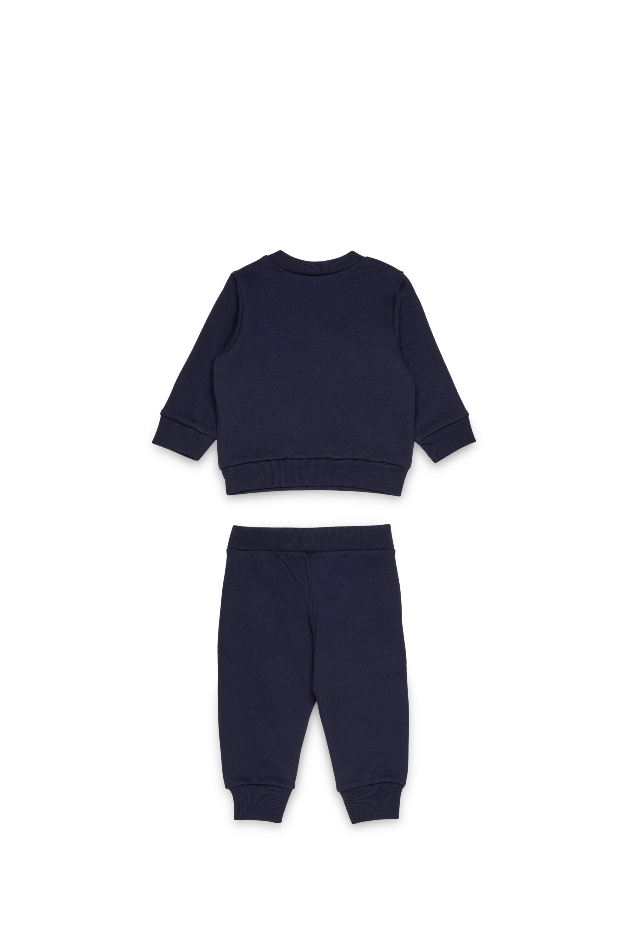 Fleece tracksuit set with institutional logo