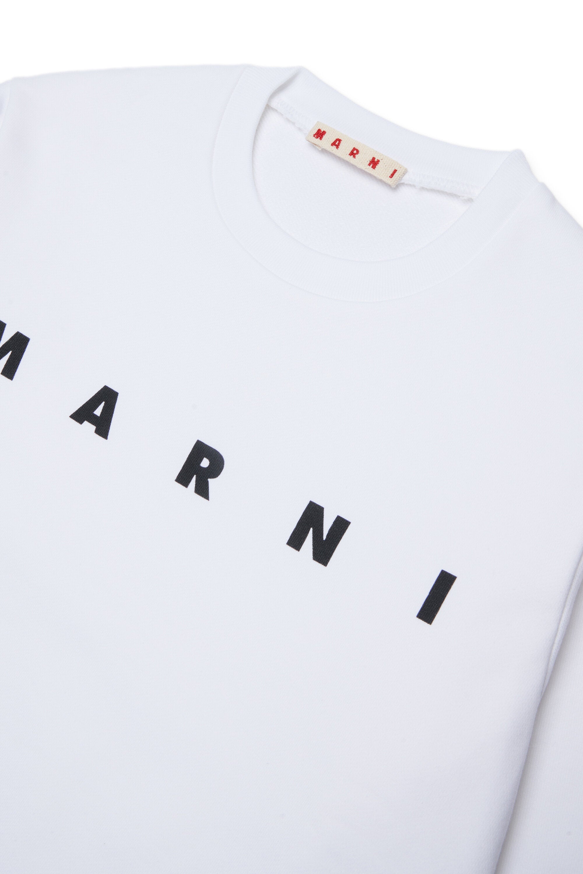 Sudadera de cuello redondo con logo Marni