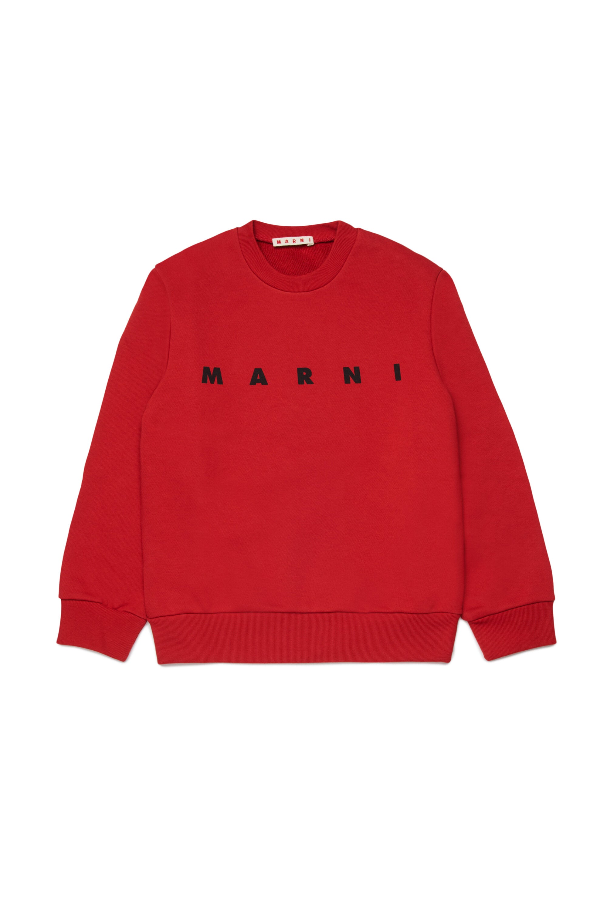 Sudadera de cuello redondo con logo Marni
