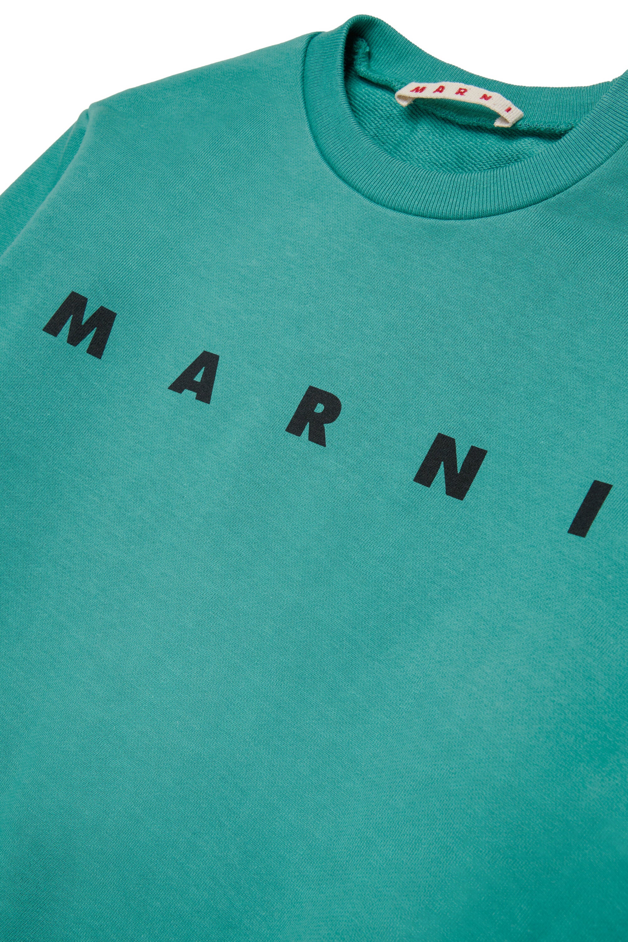 Sudadera de cuello redondo con logo Marni