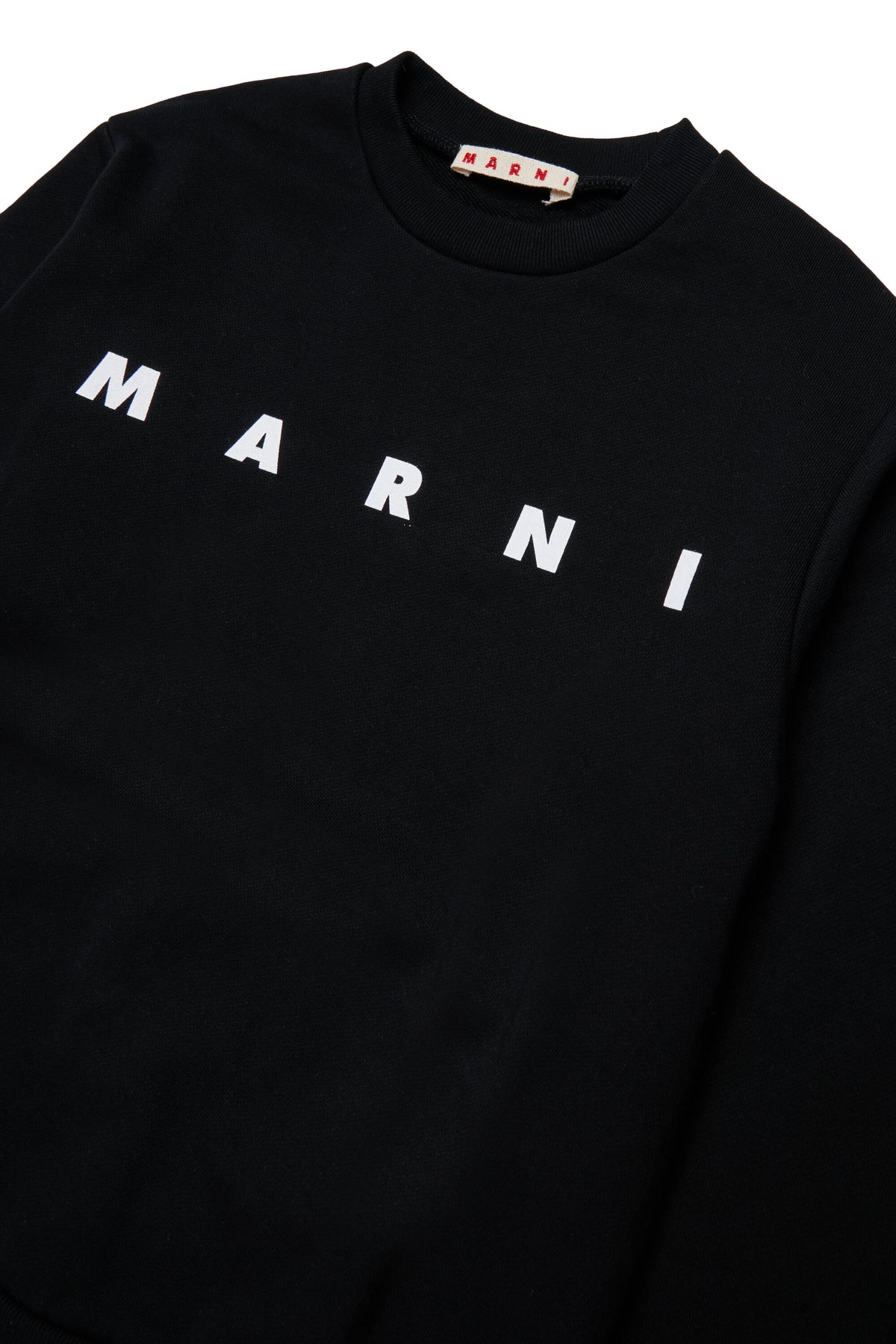 Sudadera de cuello redondo con logo Marni