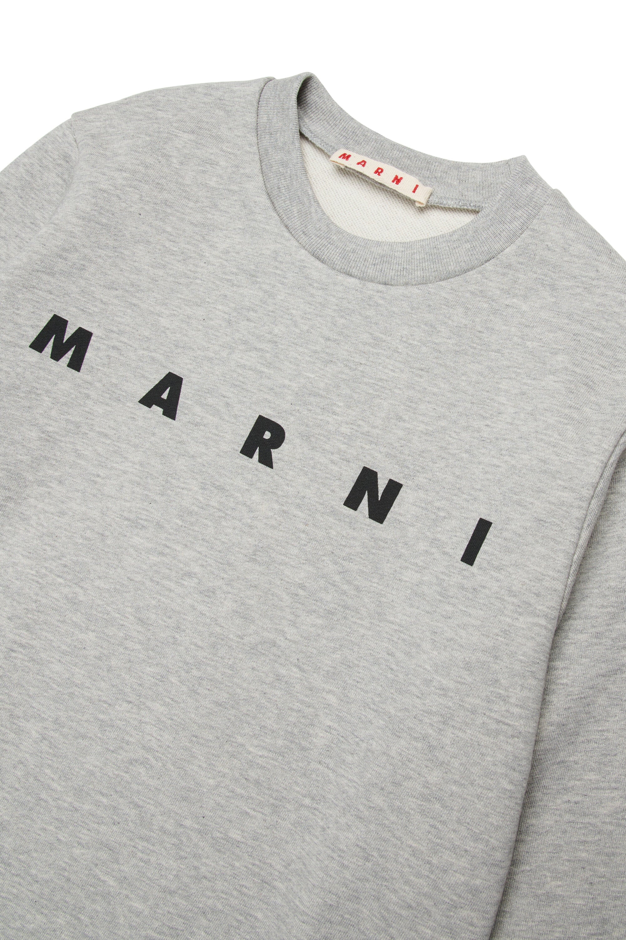Sudadera de cuello redondo con logo Marni