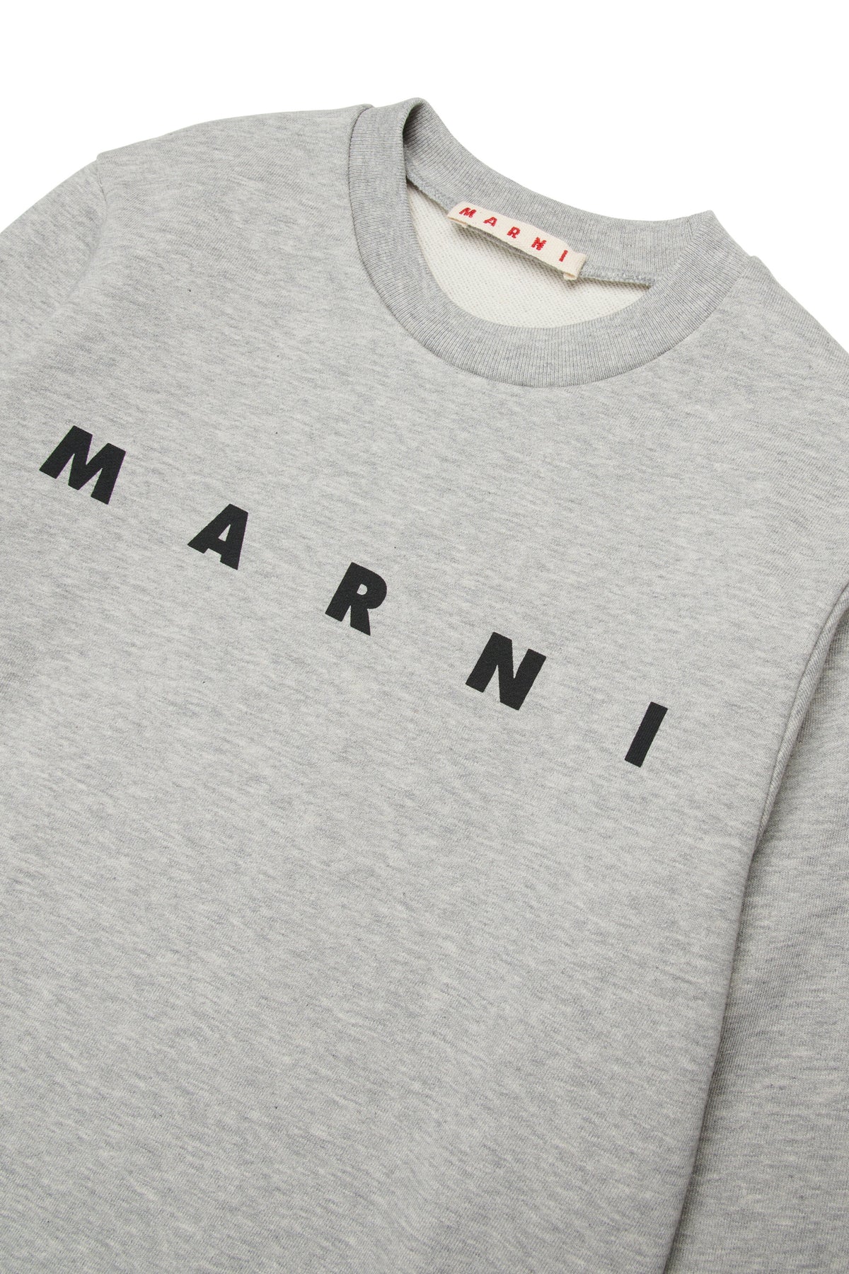 Sudadera de cuello redondo con logo Marni