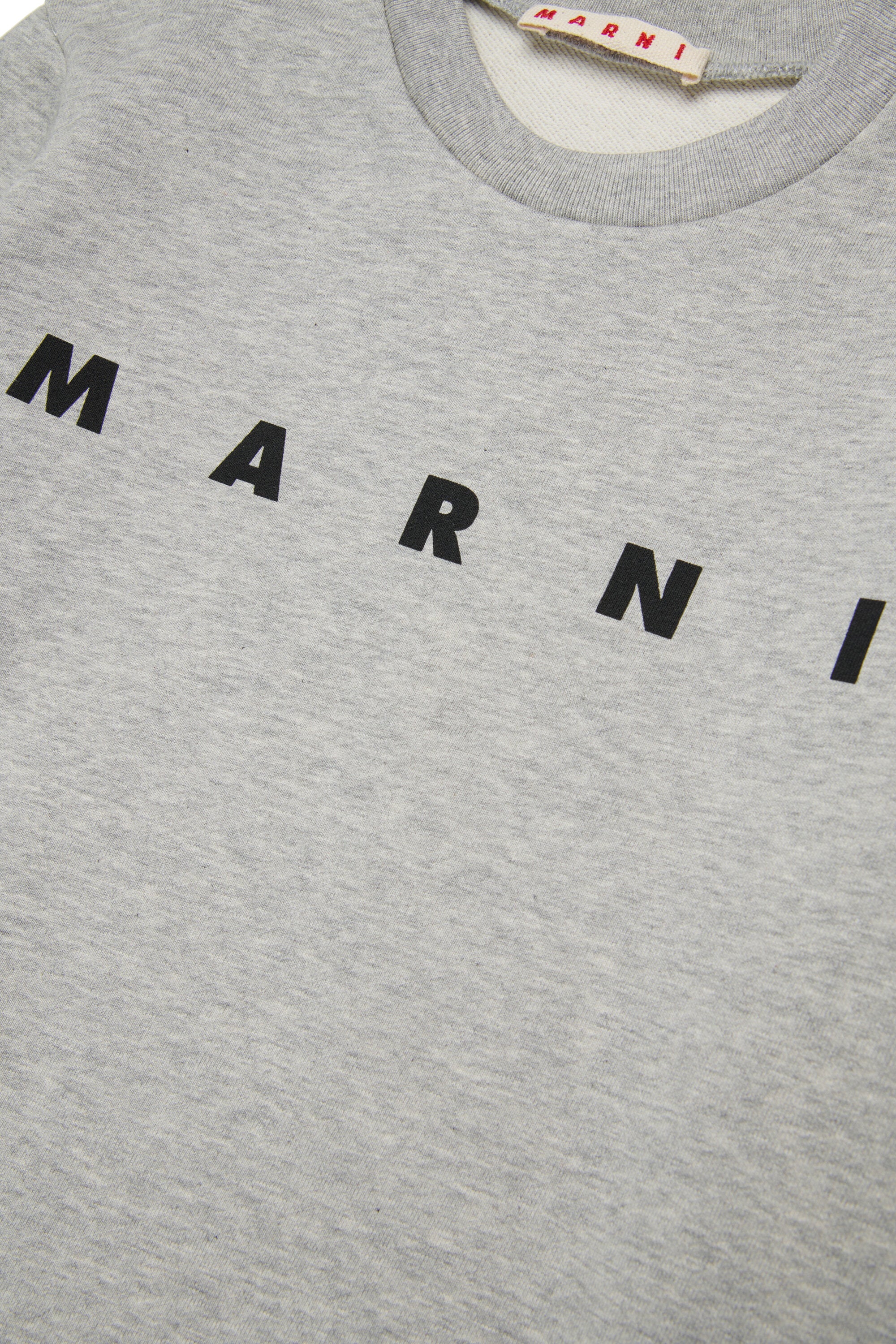 Sudadera de cuello redondo con logo Marni