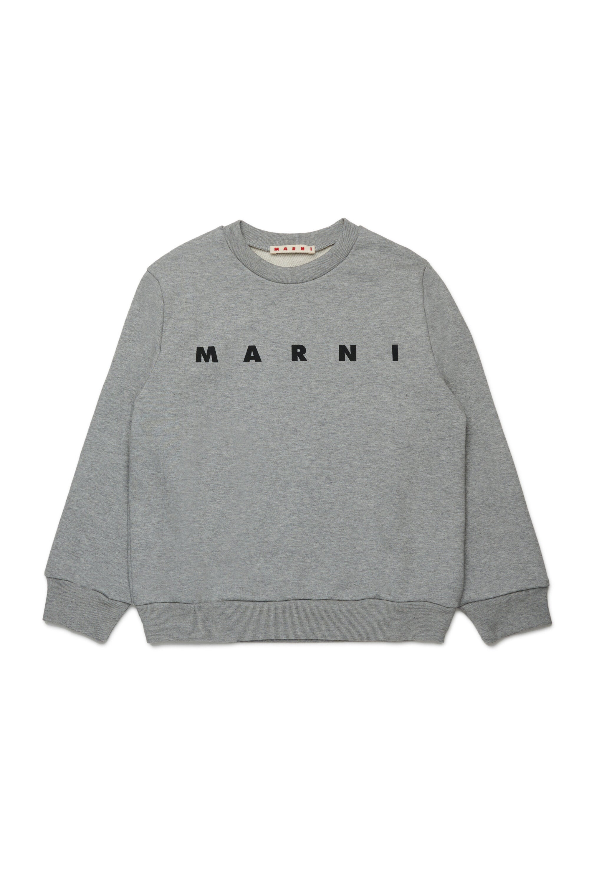 Sudadera de cuello redondo con logo Marni