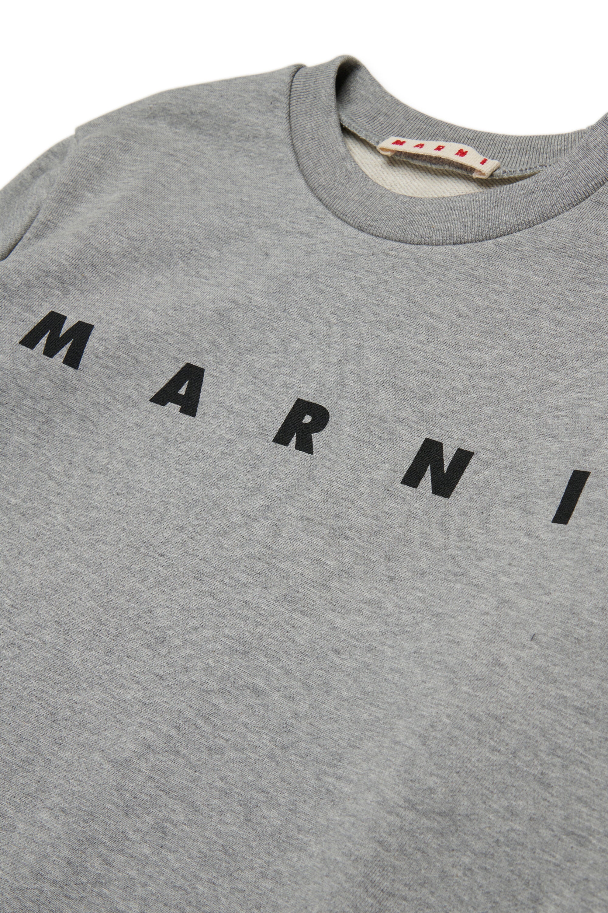 Sudadera de cuello redondo con logo Marni