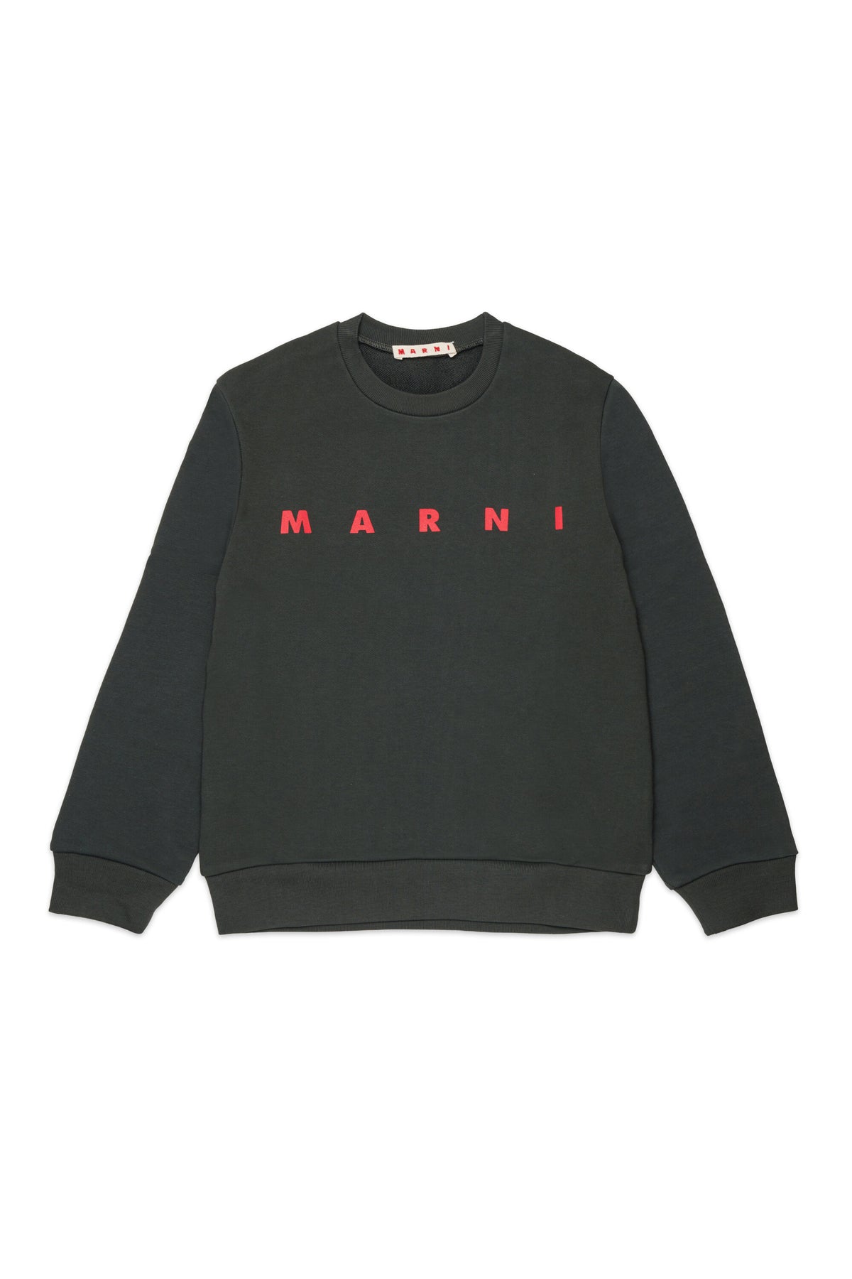 Sudadera de cuello redondo con logo Marni