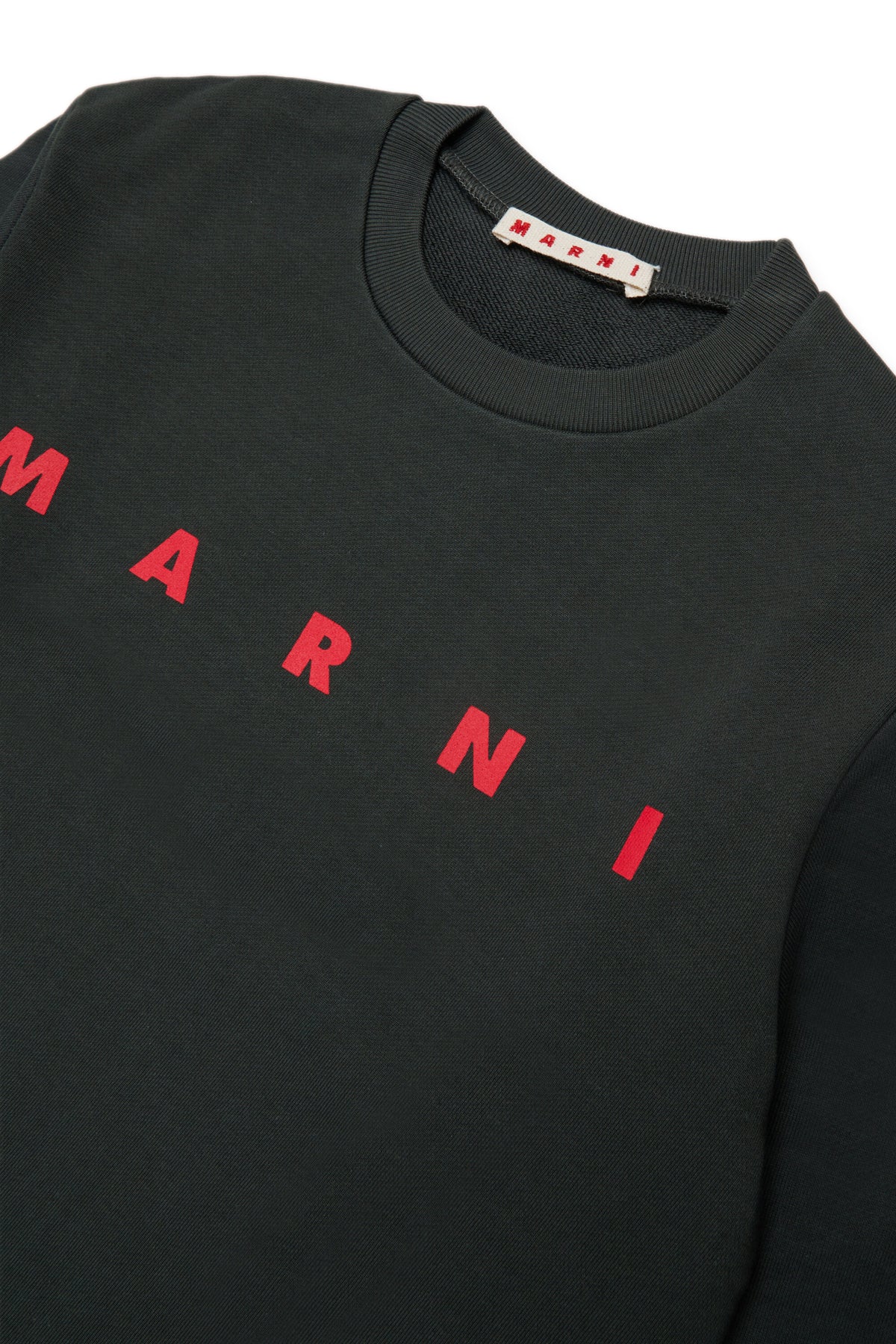 Sudadera de cuello redondo con logo Marni