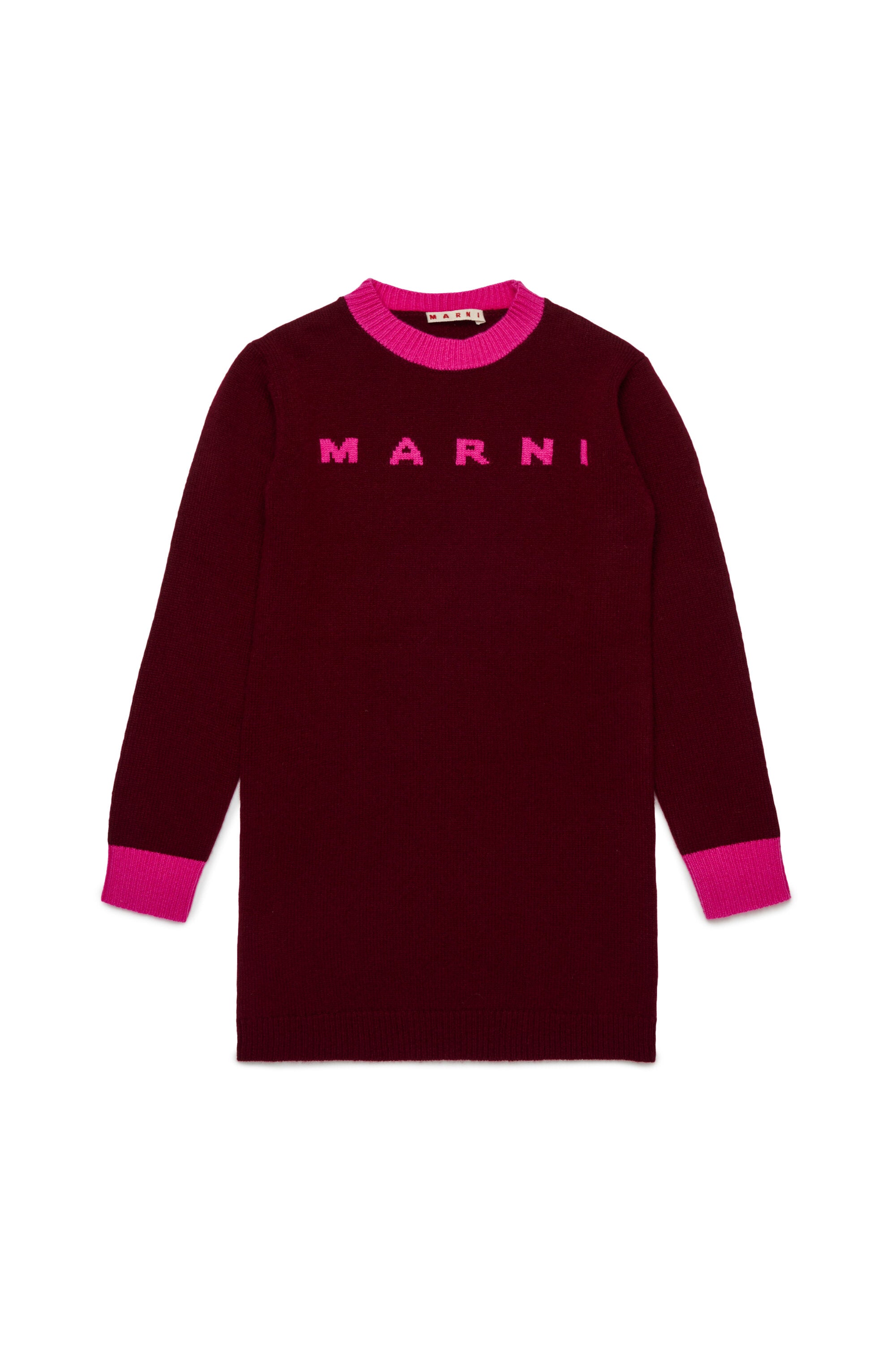 Minivestido de punto con mezcla de cachemira