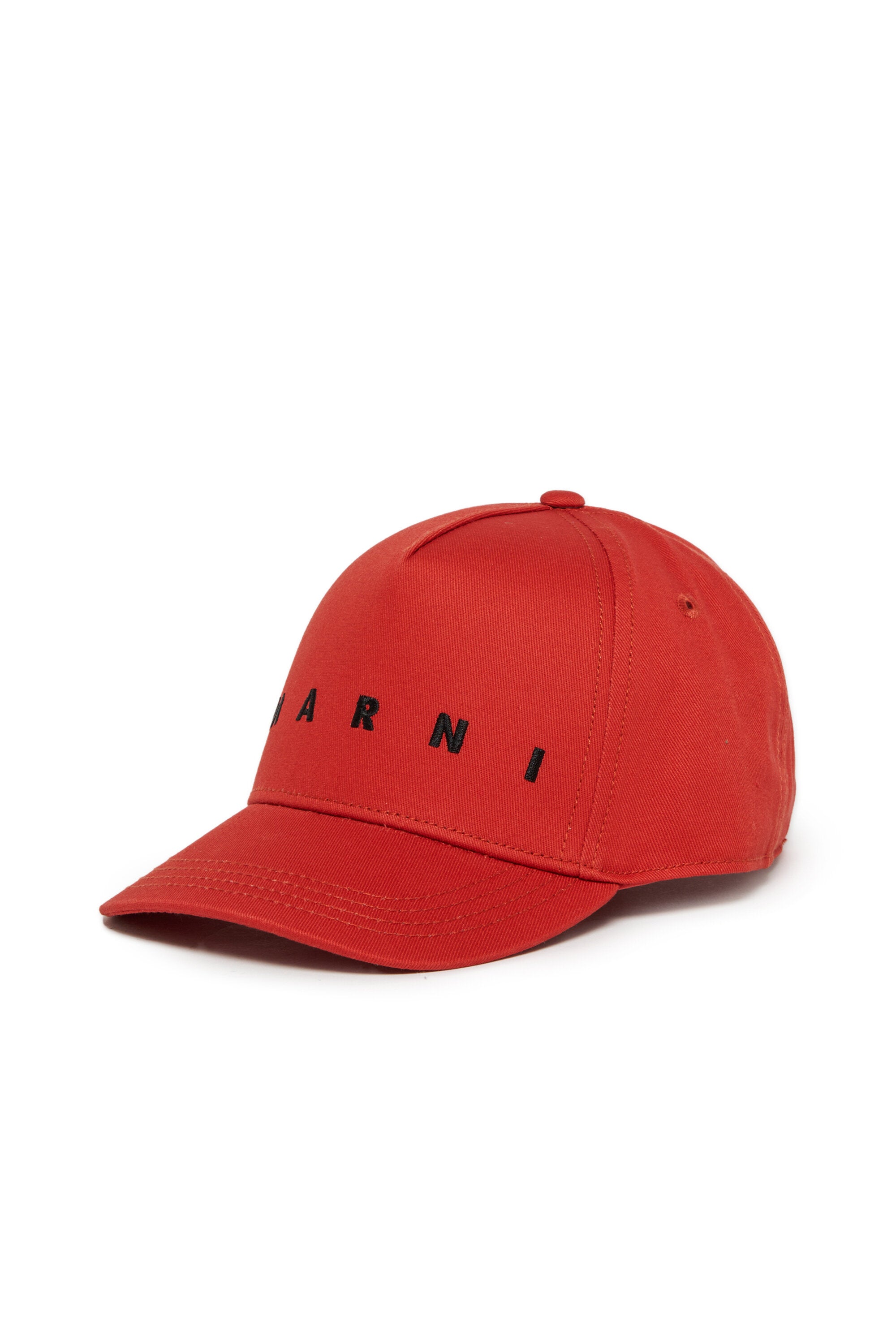 Gabardine baseball cap with logo