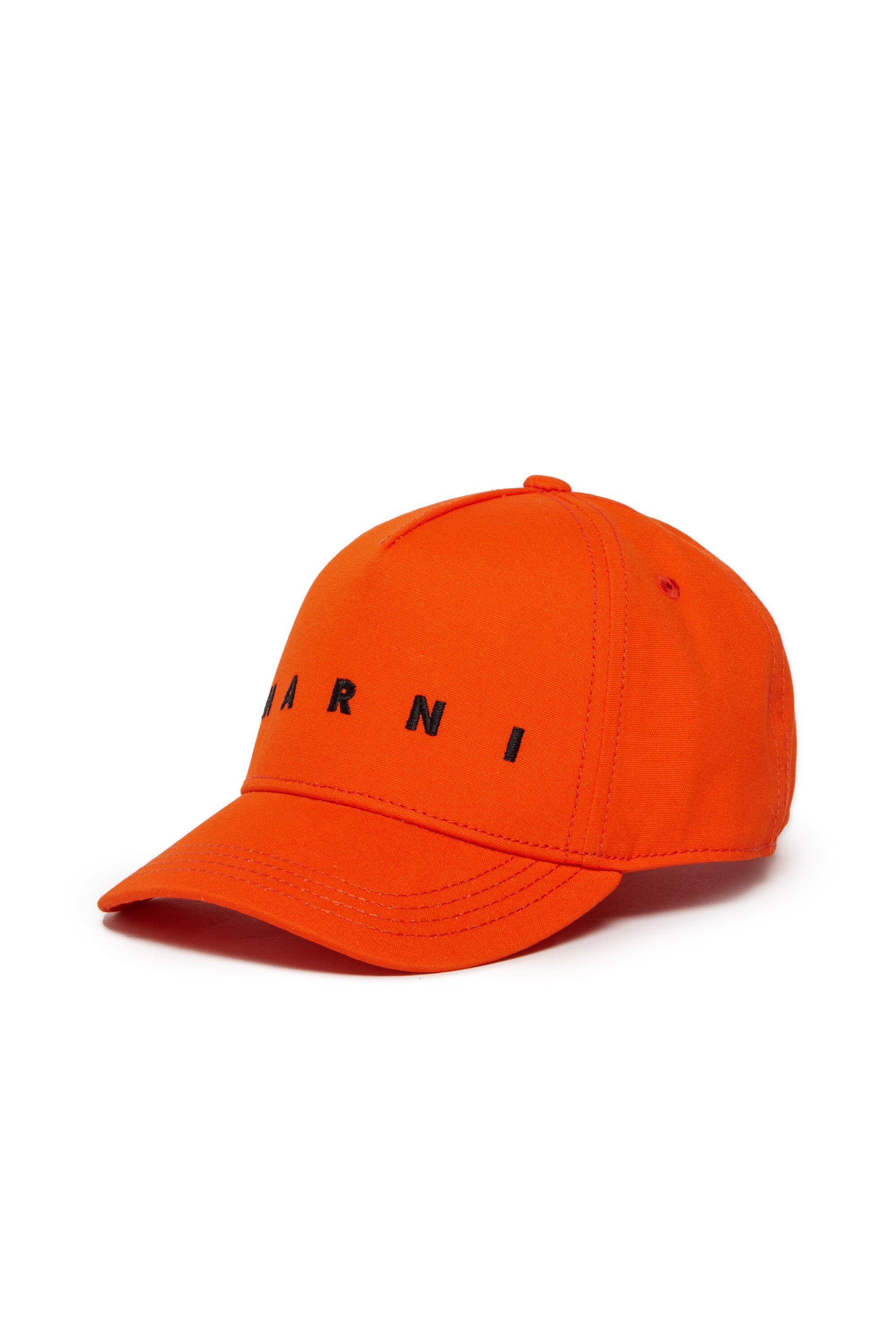 Gabardine baseball cap with logo