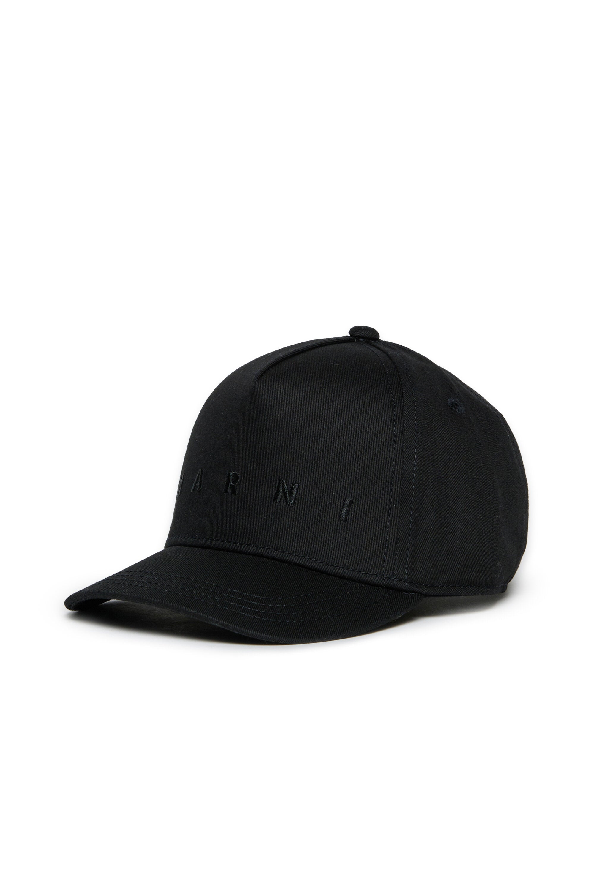 Gabardine baseball cap with logo