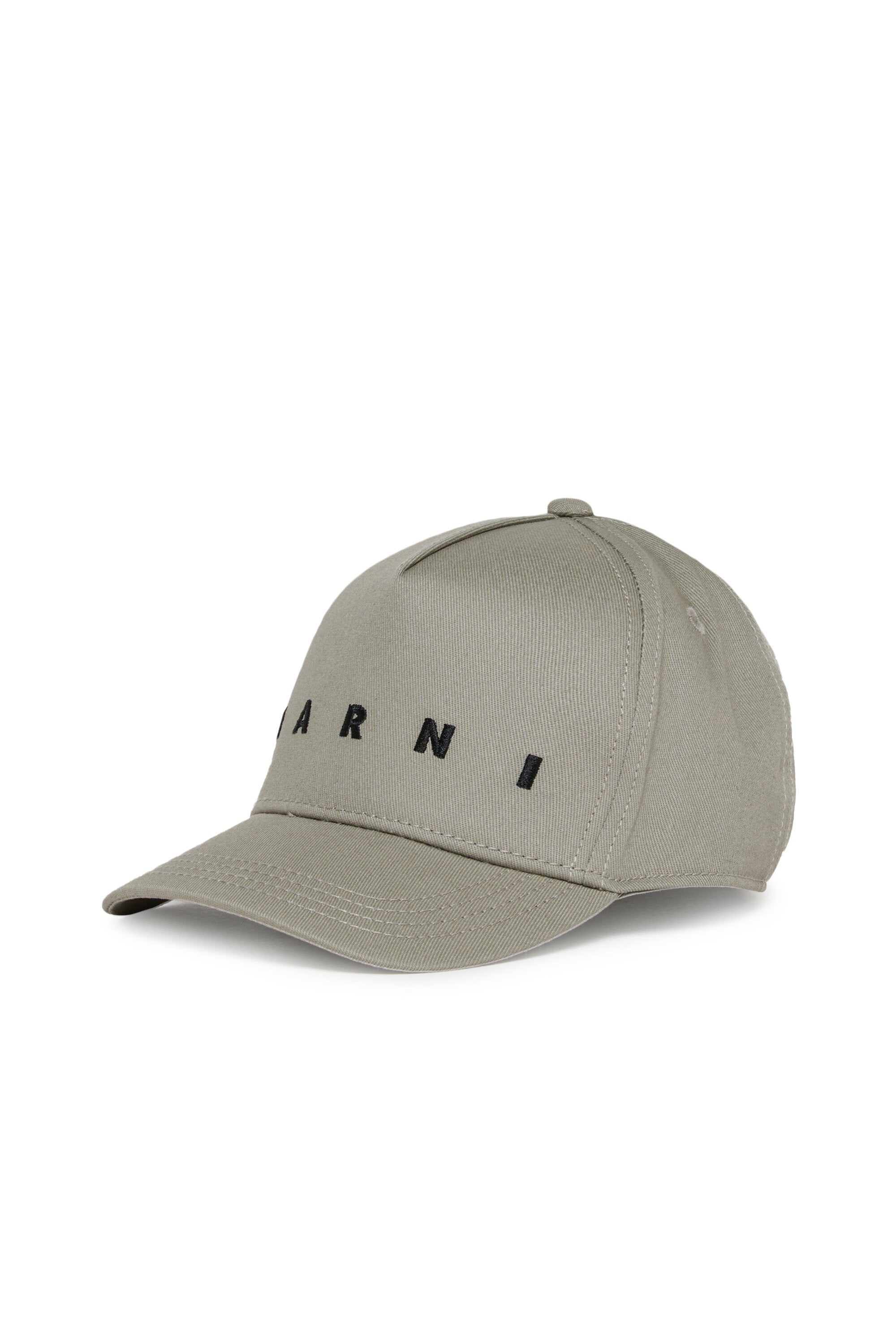 Gabardine baseball cap with logo