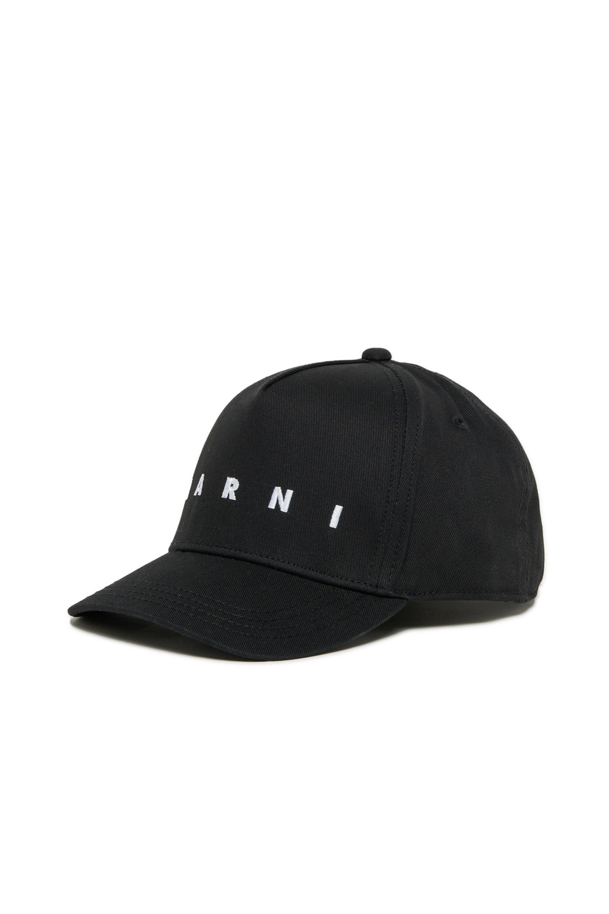 Gabardine baseball cap with logo