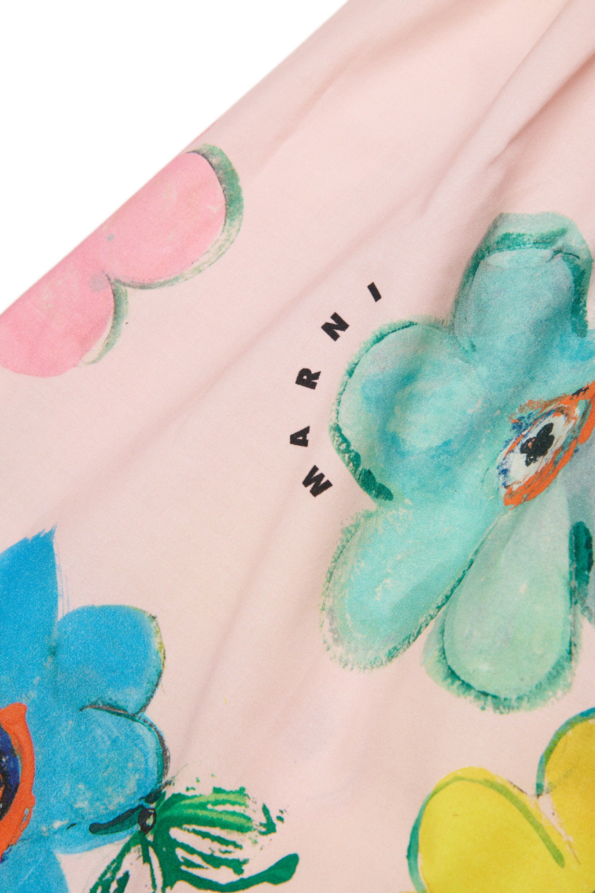 Falda de flores con logo