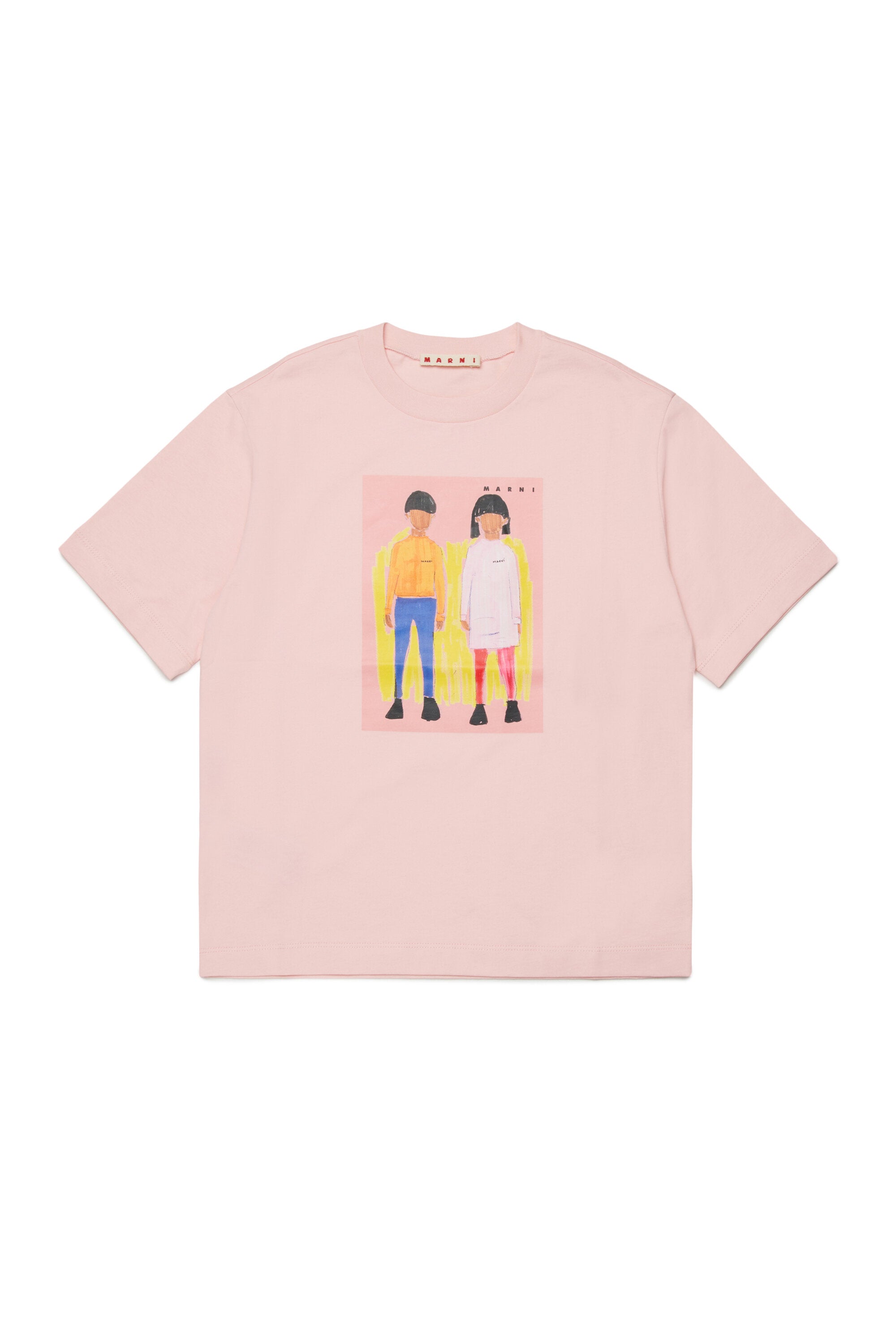 T-shirt with illustrated front print