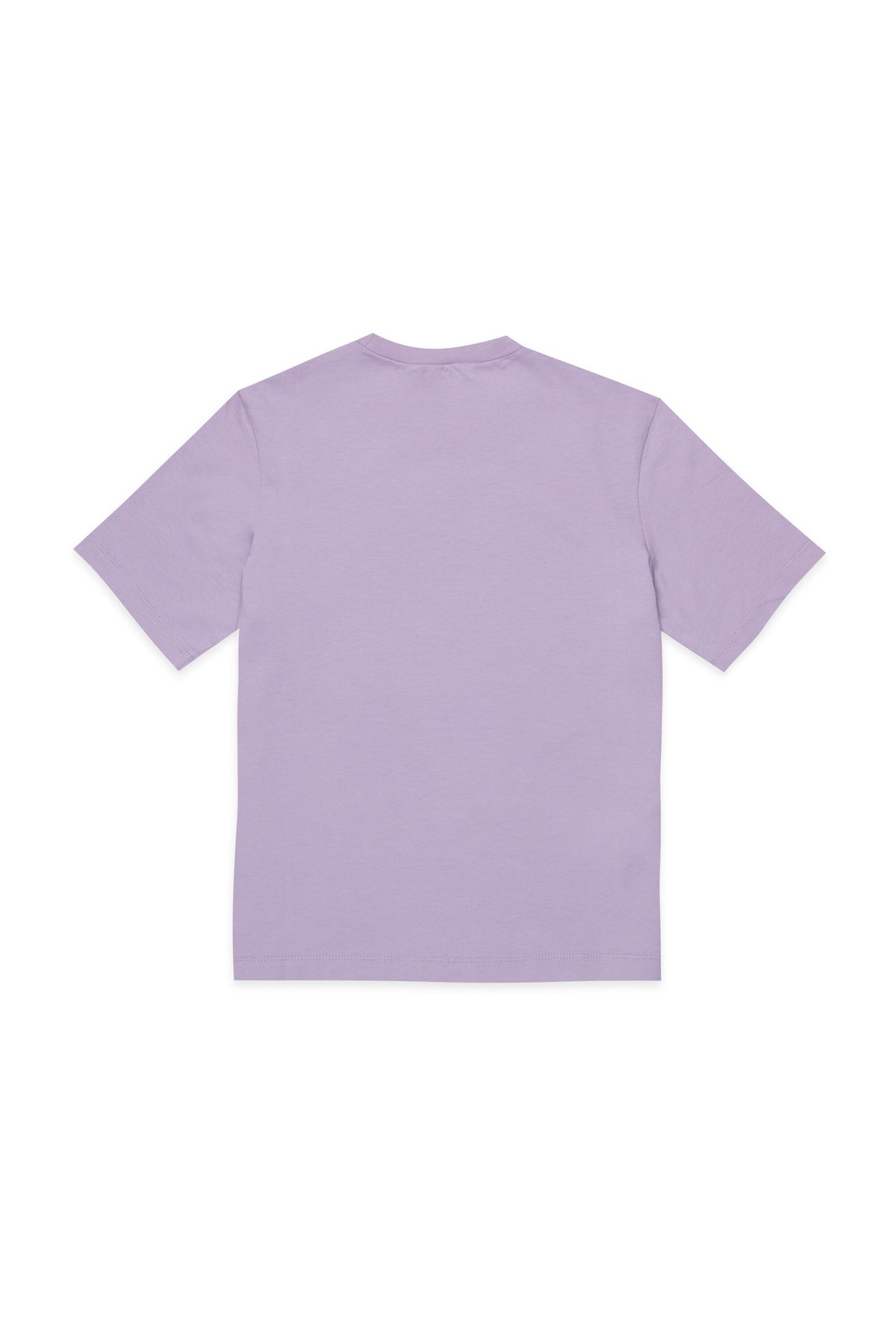 T-shirt with appliqué flower and logo