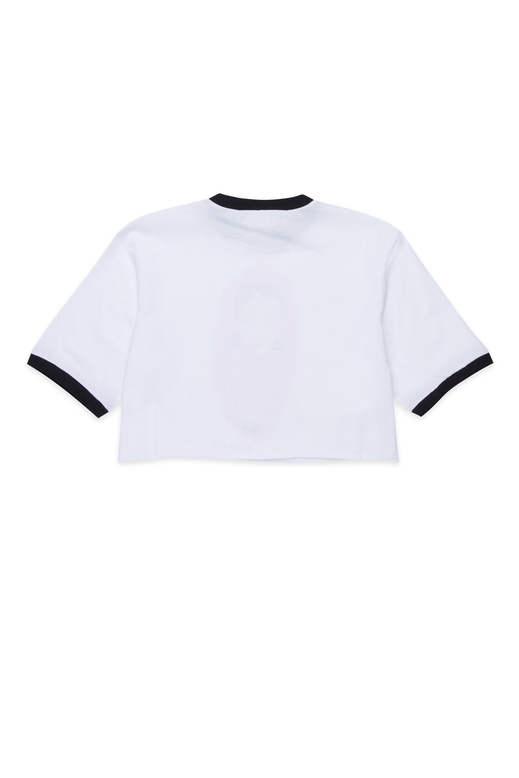 Camiseta con estampado gráfico y ribetes en contraste