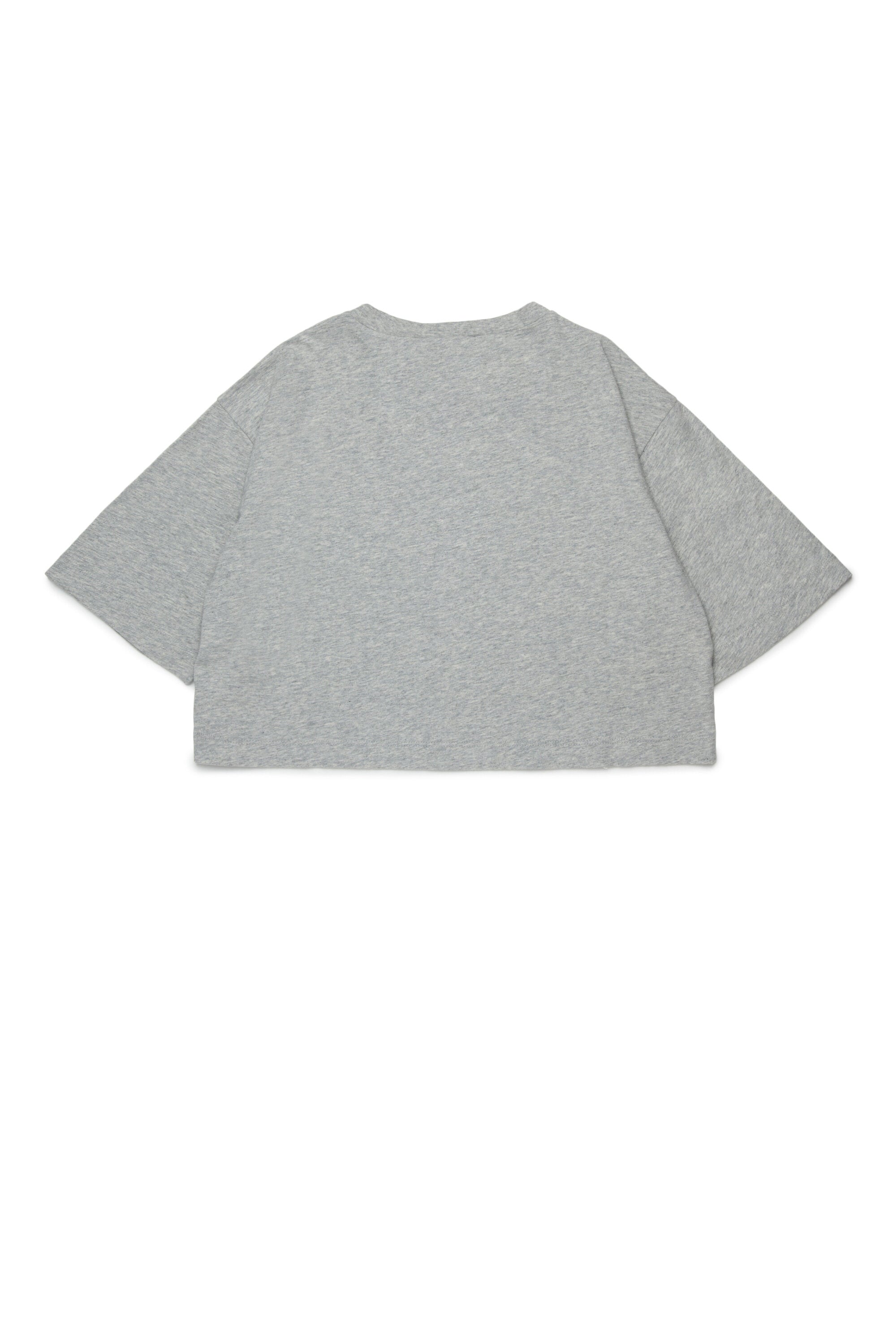 Camiseta con bordado de corazón en la parte delantera