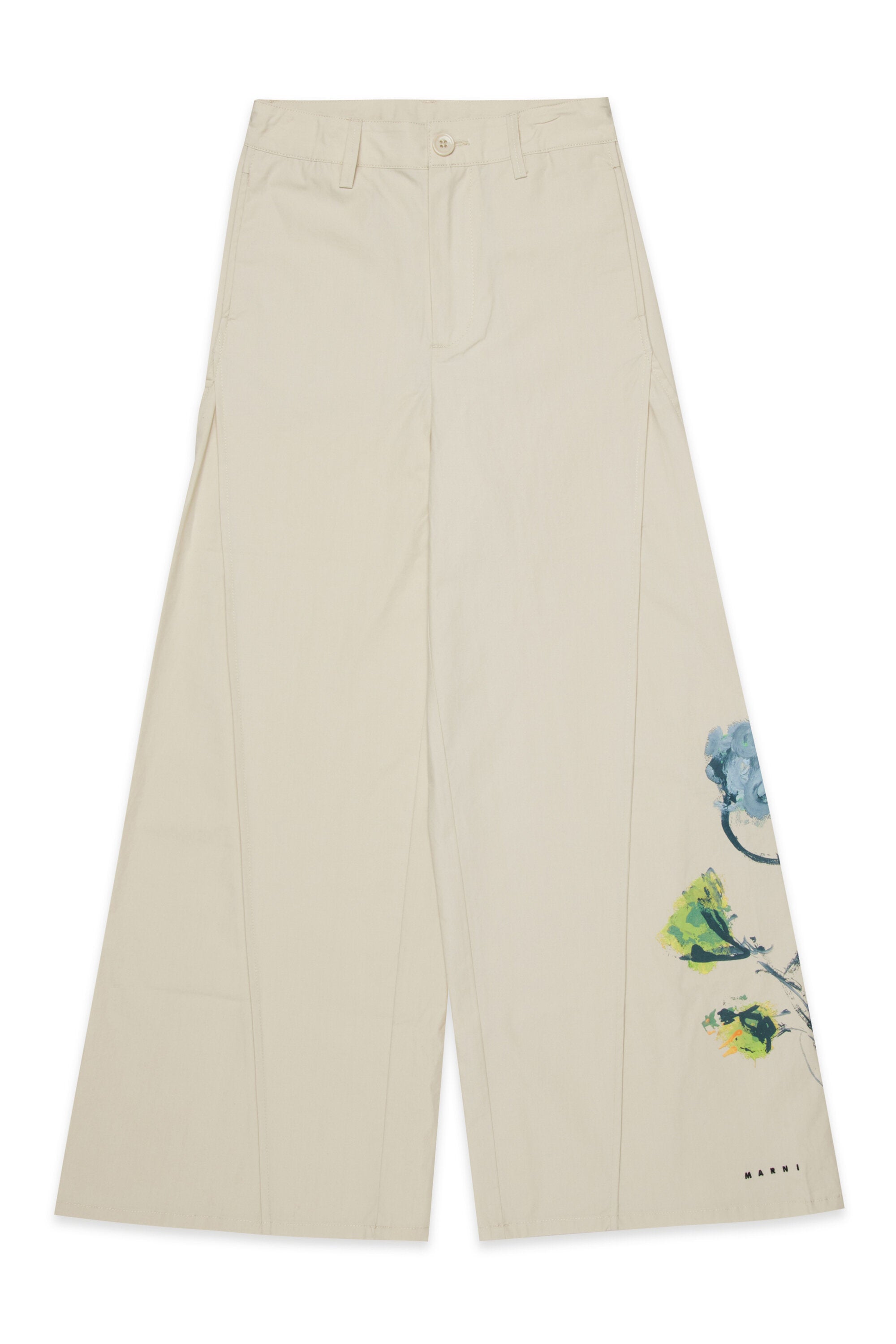 Pantalones wide estampados florales