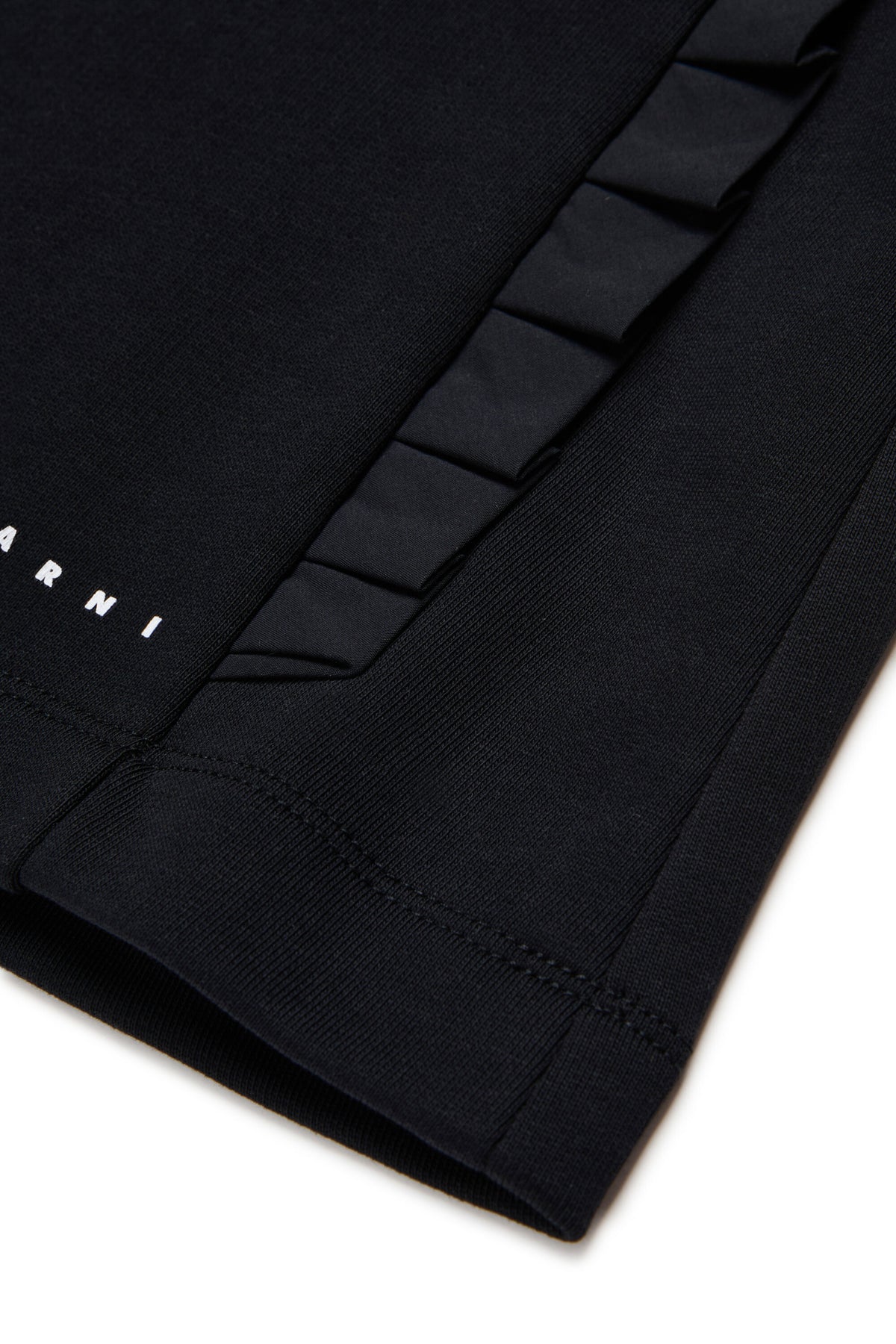 Mini skirt with pleated details