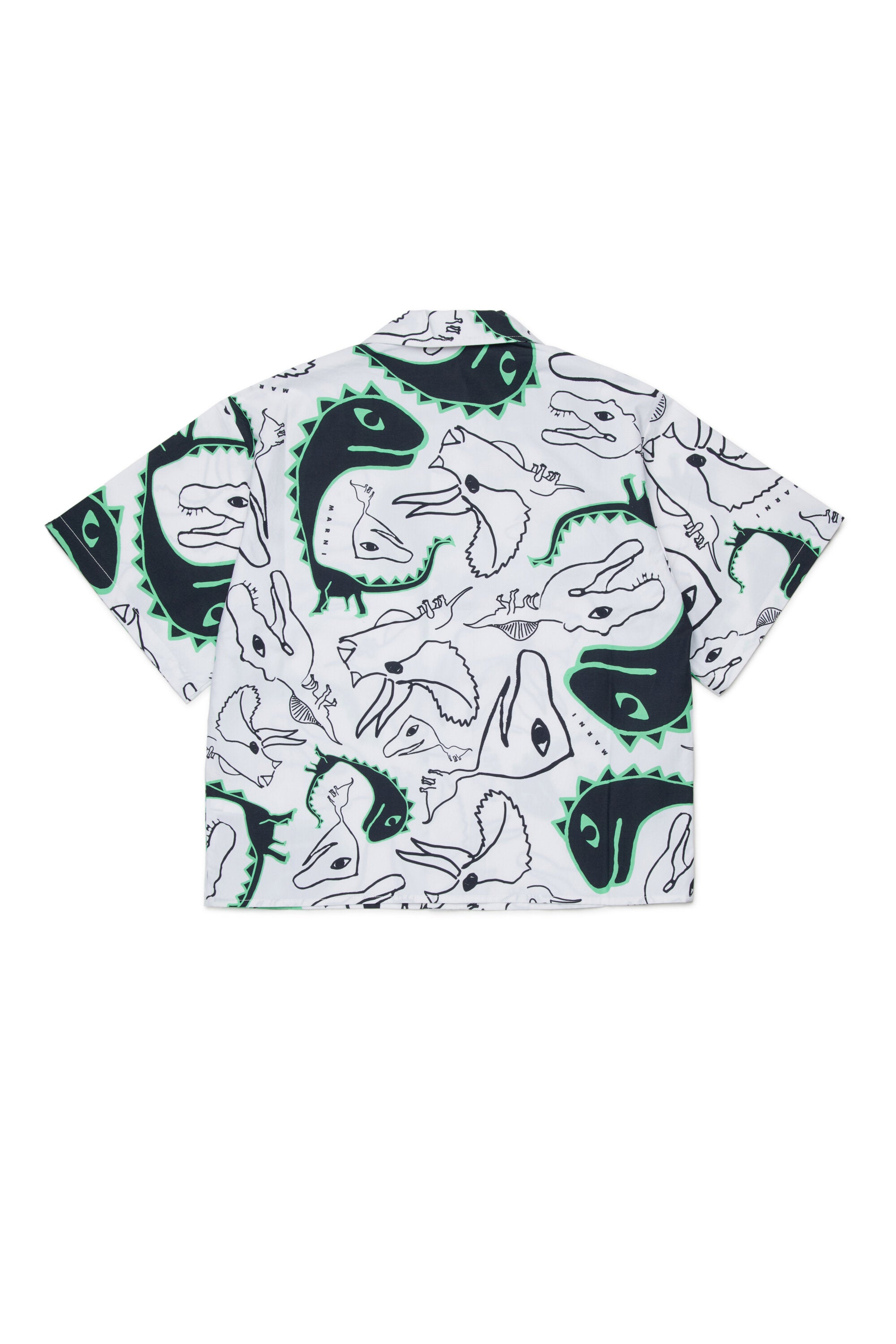 Short-sleeved shirt with logo