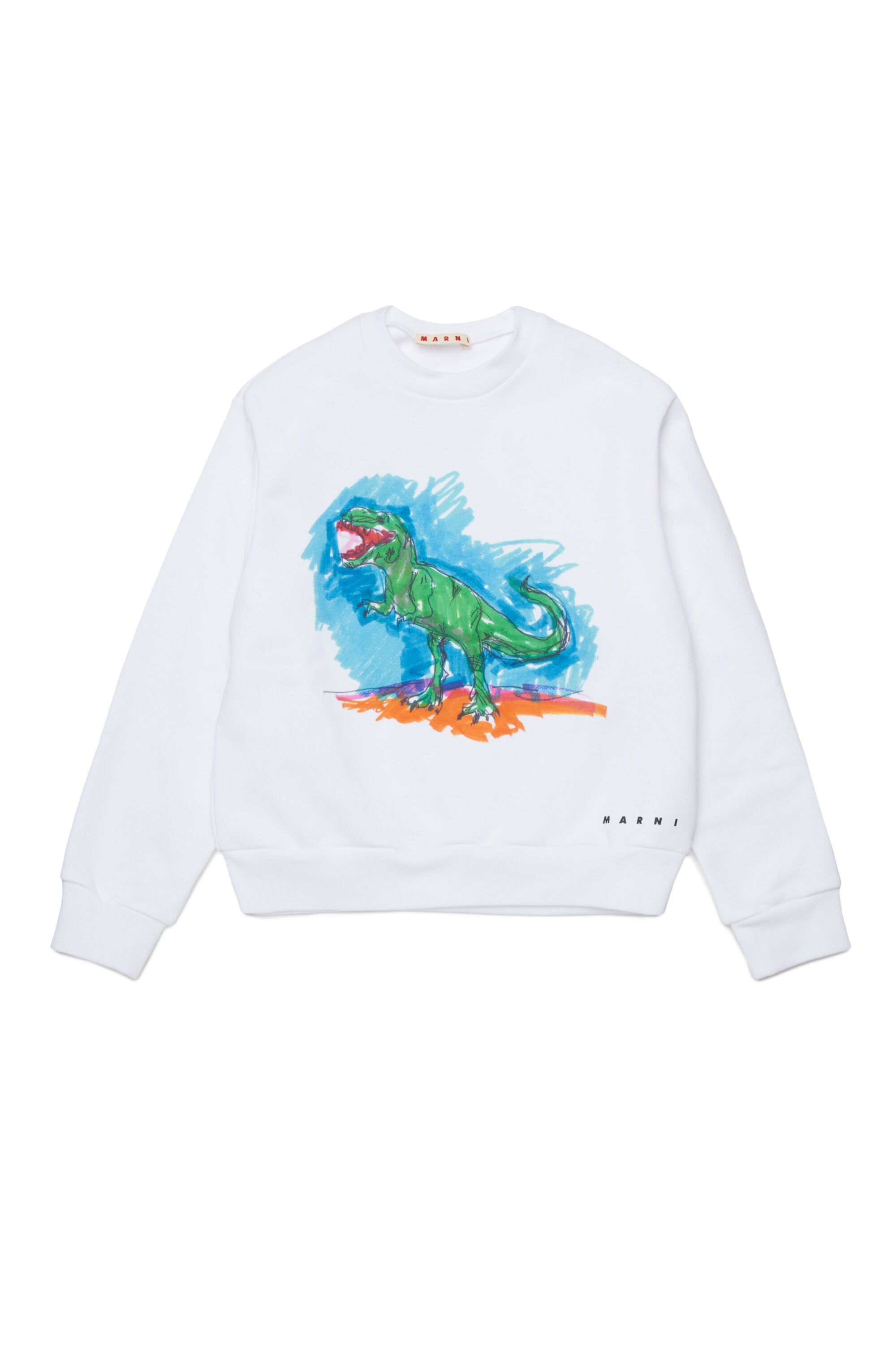 Crewneck sweatshirt with Jurassic World-themed logo