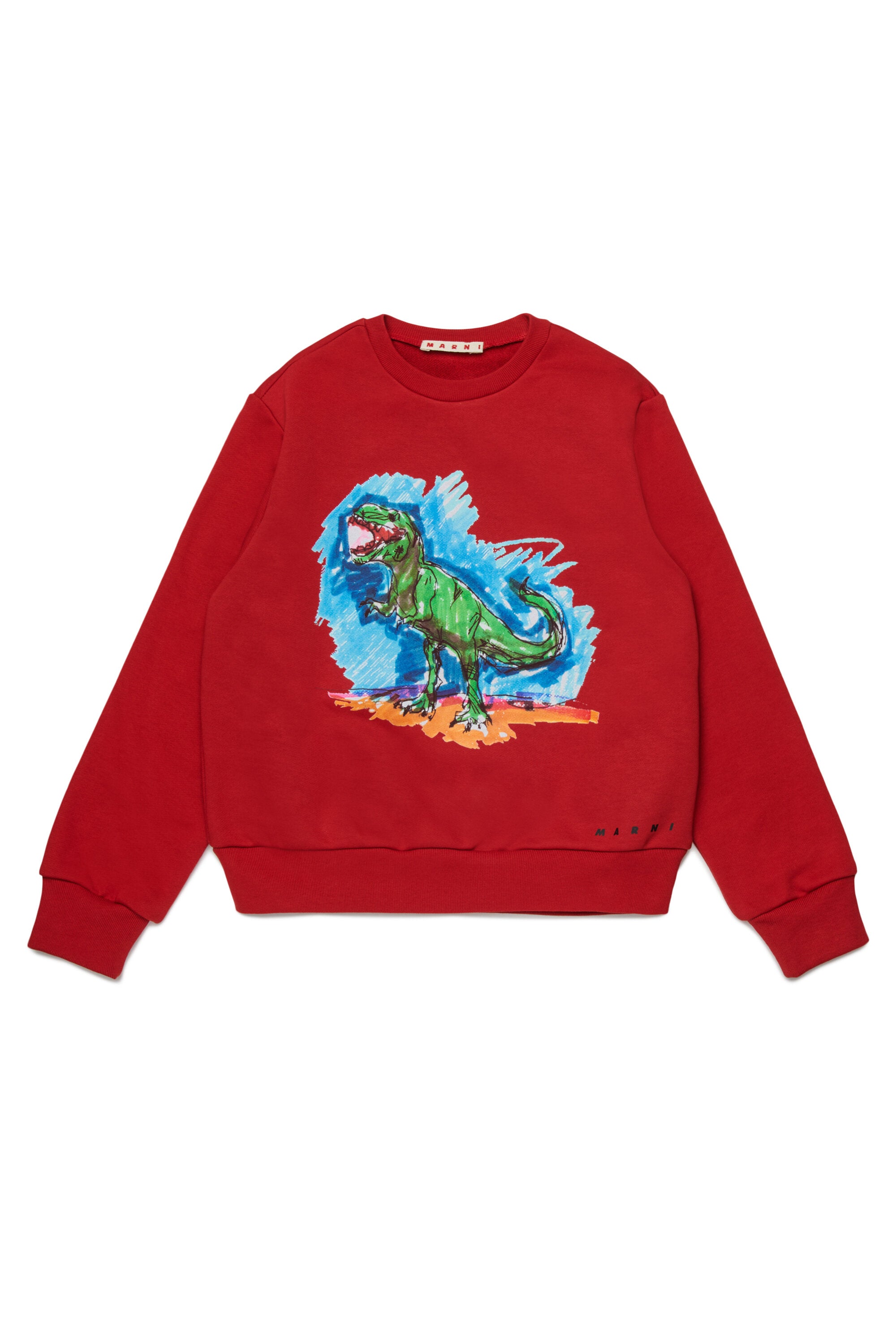 Sudadera de cuello redondo con logo temático de Jurassic World