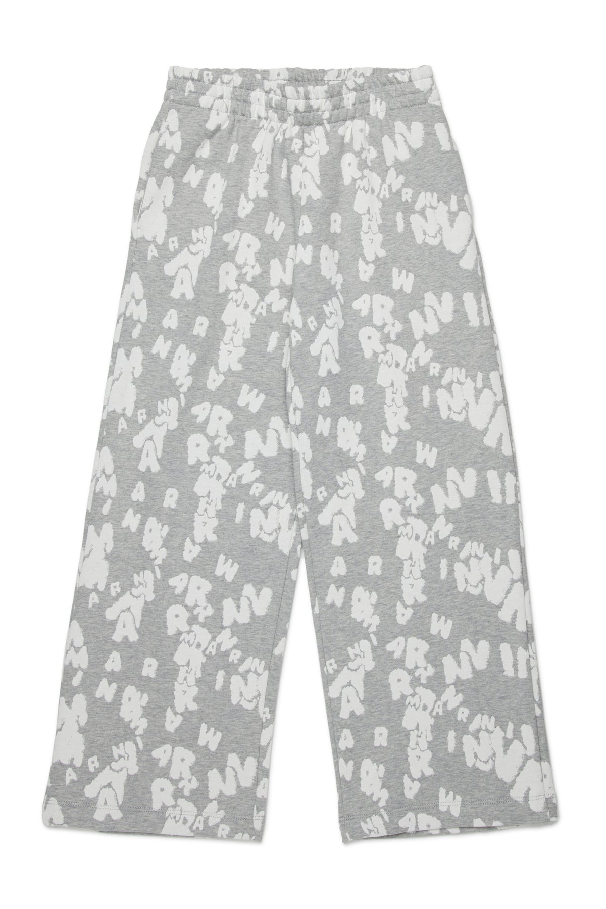 Sweatpants with all-over logo