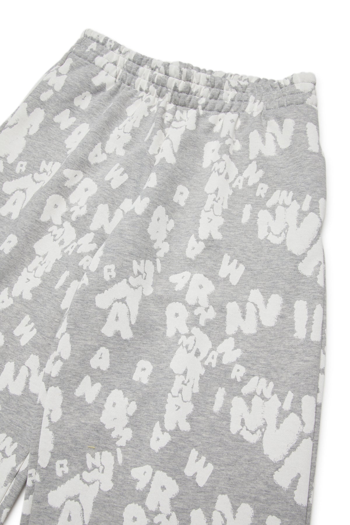 Pantalones de felpa con logo allover