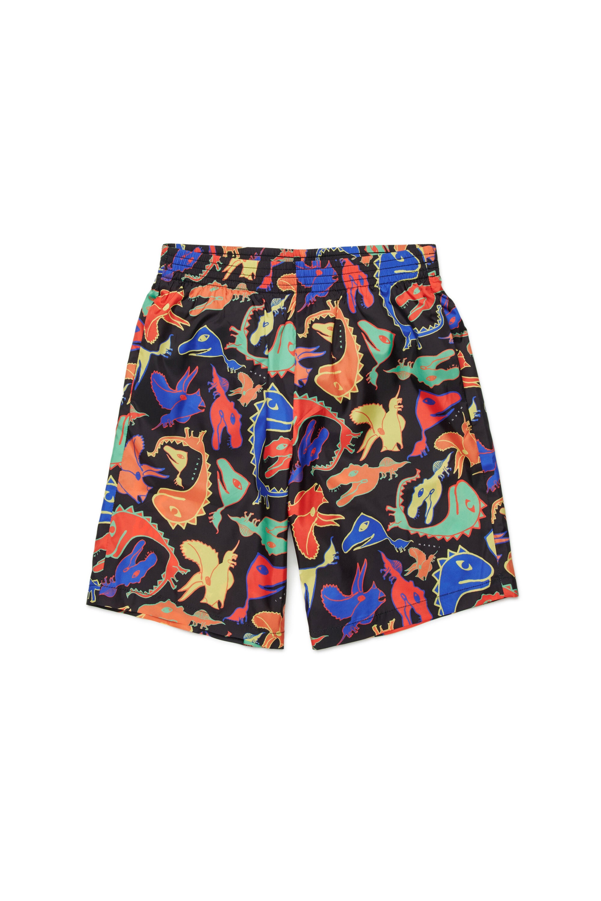 Bóxer de baño con estampado de dinosaurios multicolor