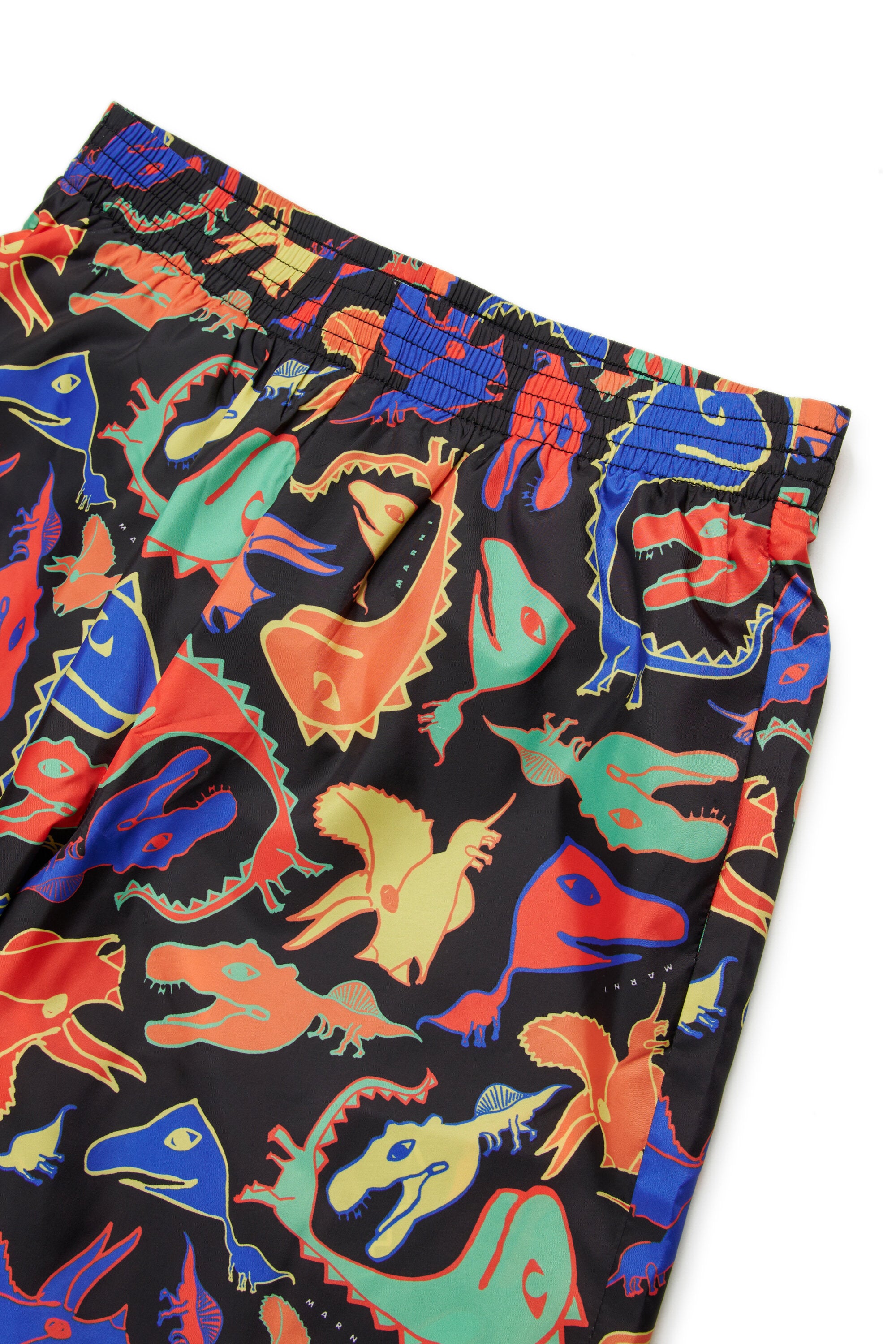 Bóxer de baño con estampado de dinosaurios multicolor