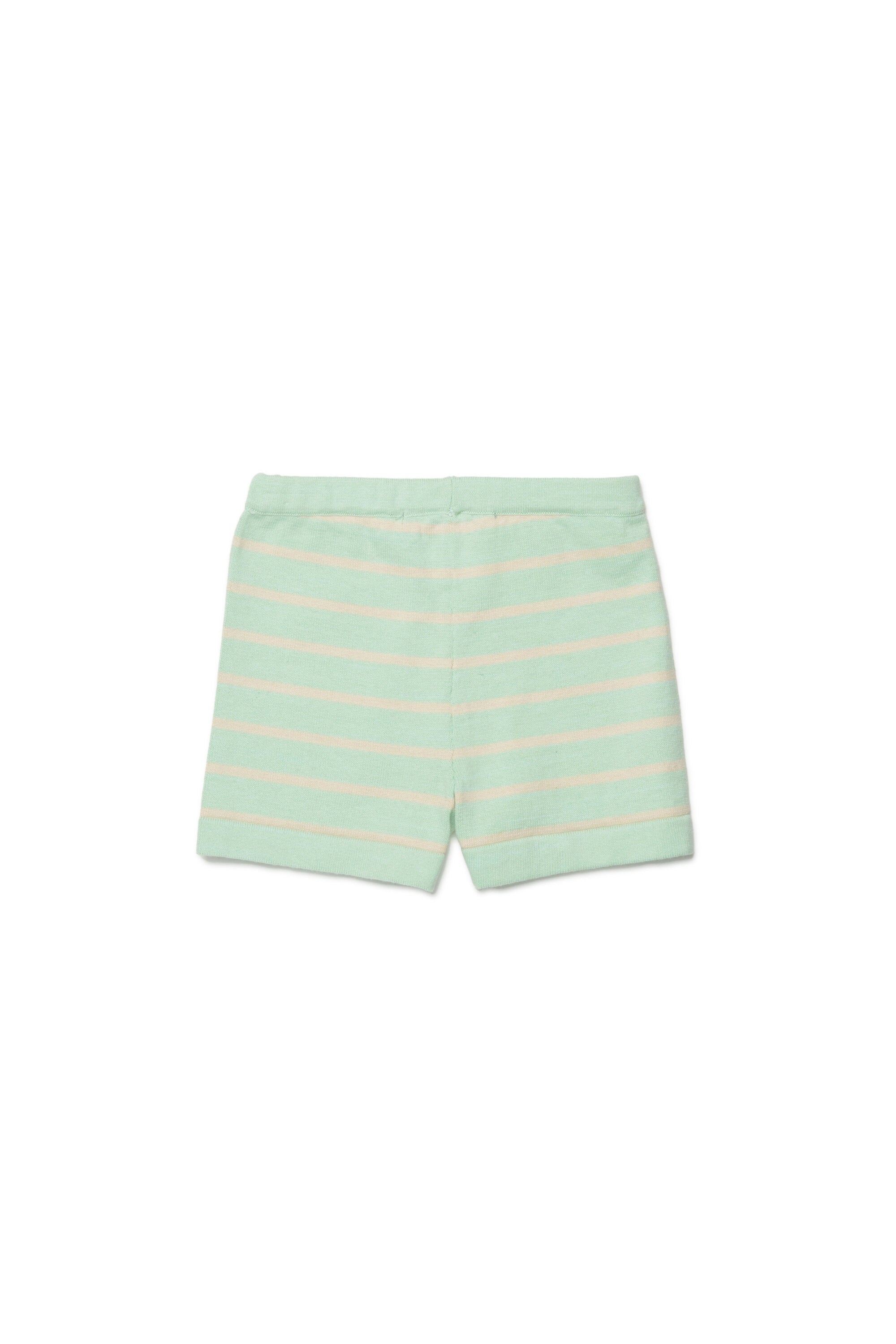 Knit shorts with logo