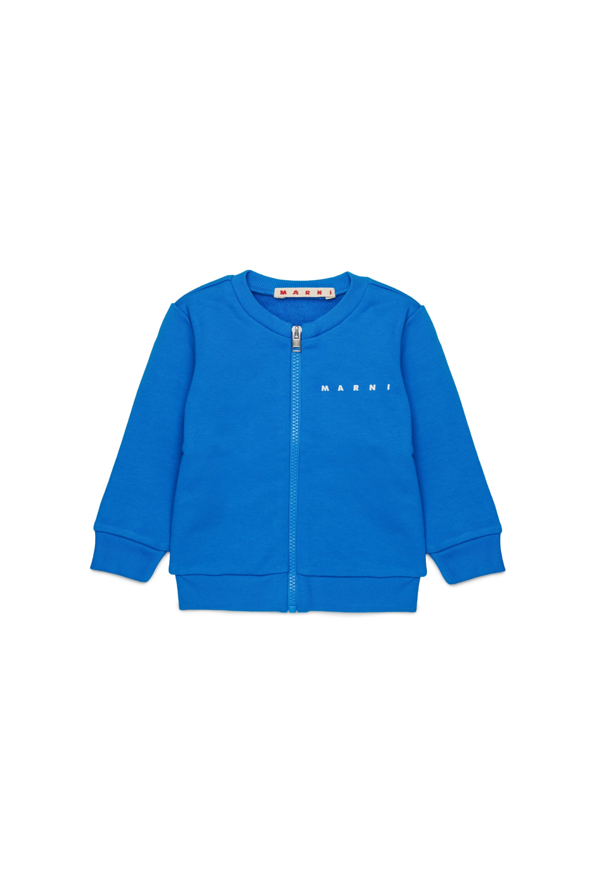 Full-zip sweatshirt with logo