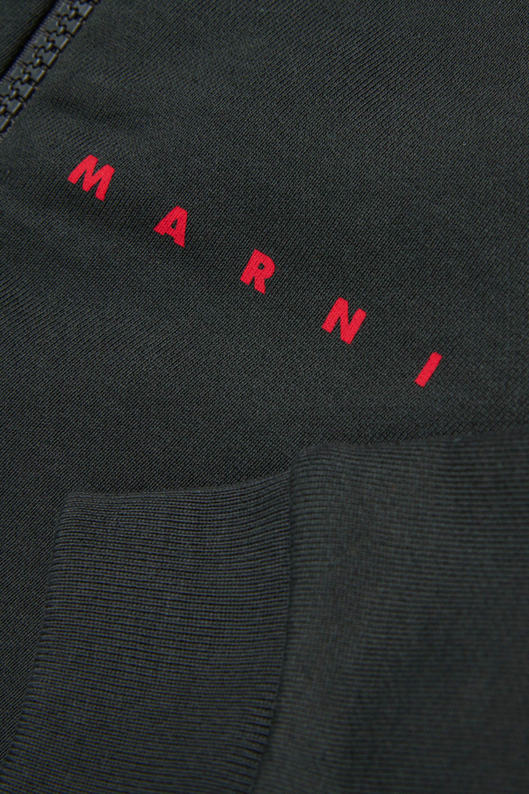 Sudadera con cremallera completa y logo