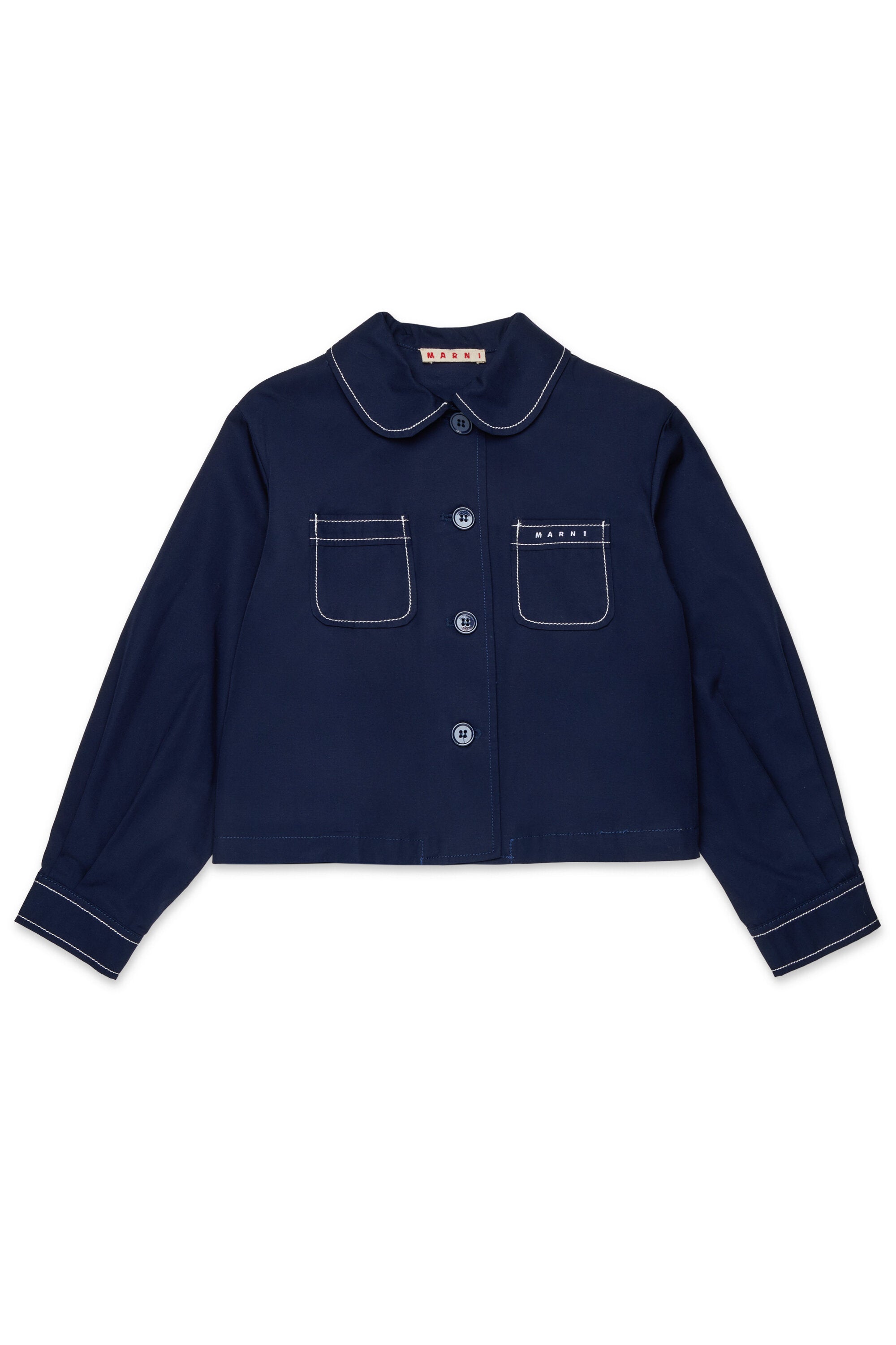 Jacket with printed logo