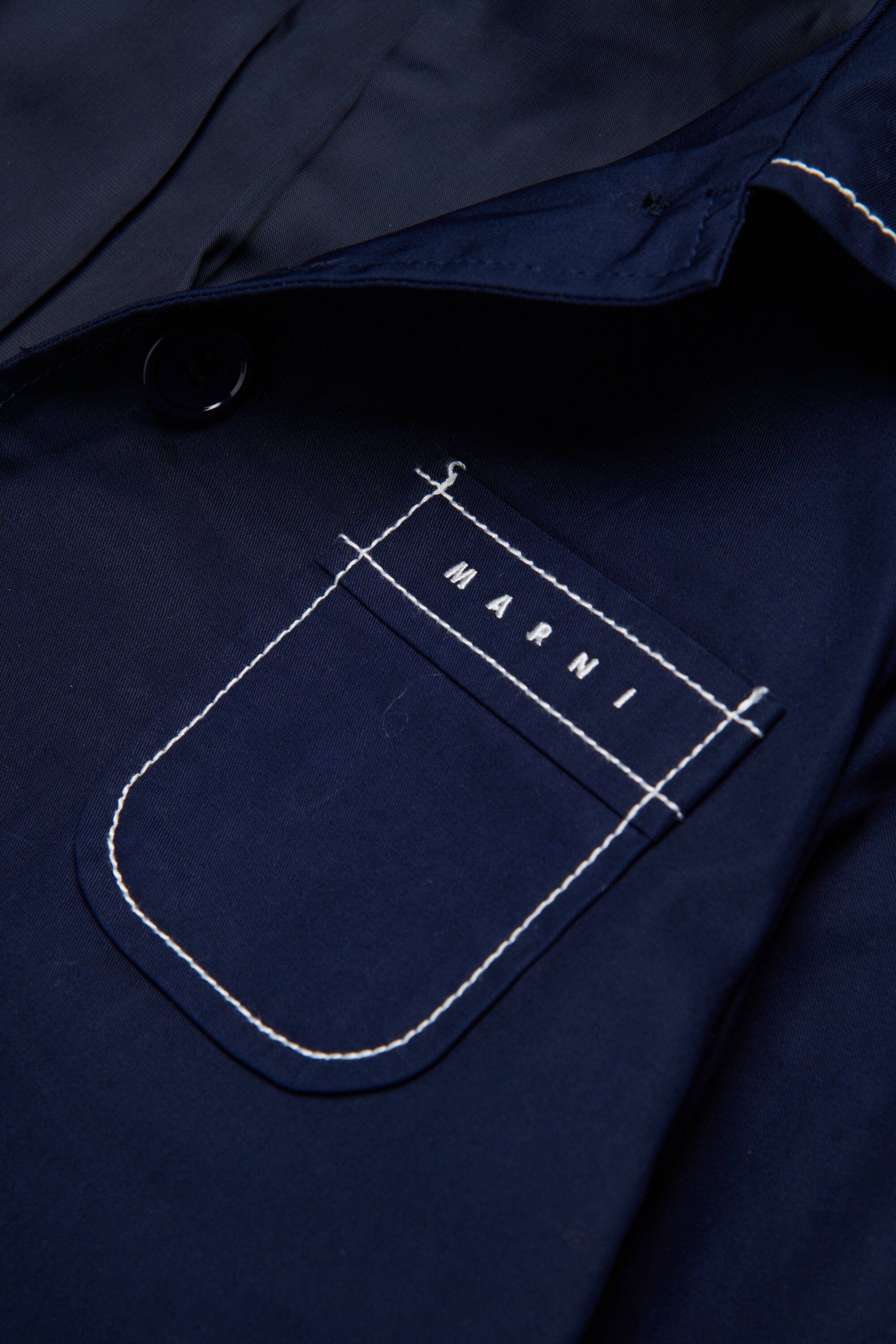 Jacket with printed logo