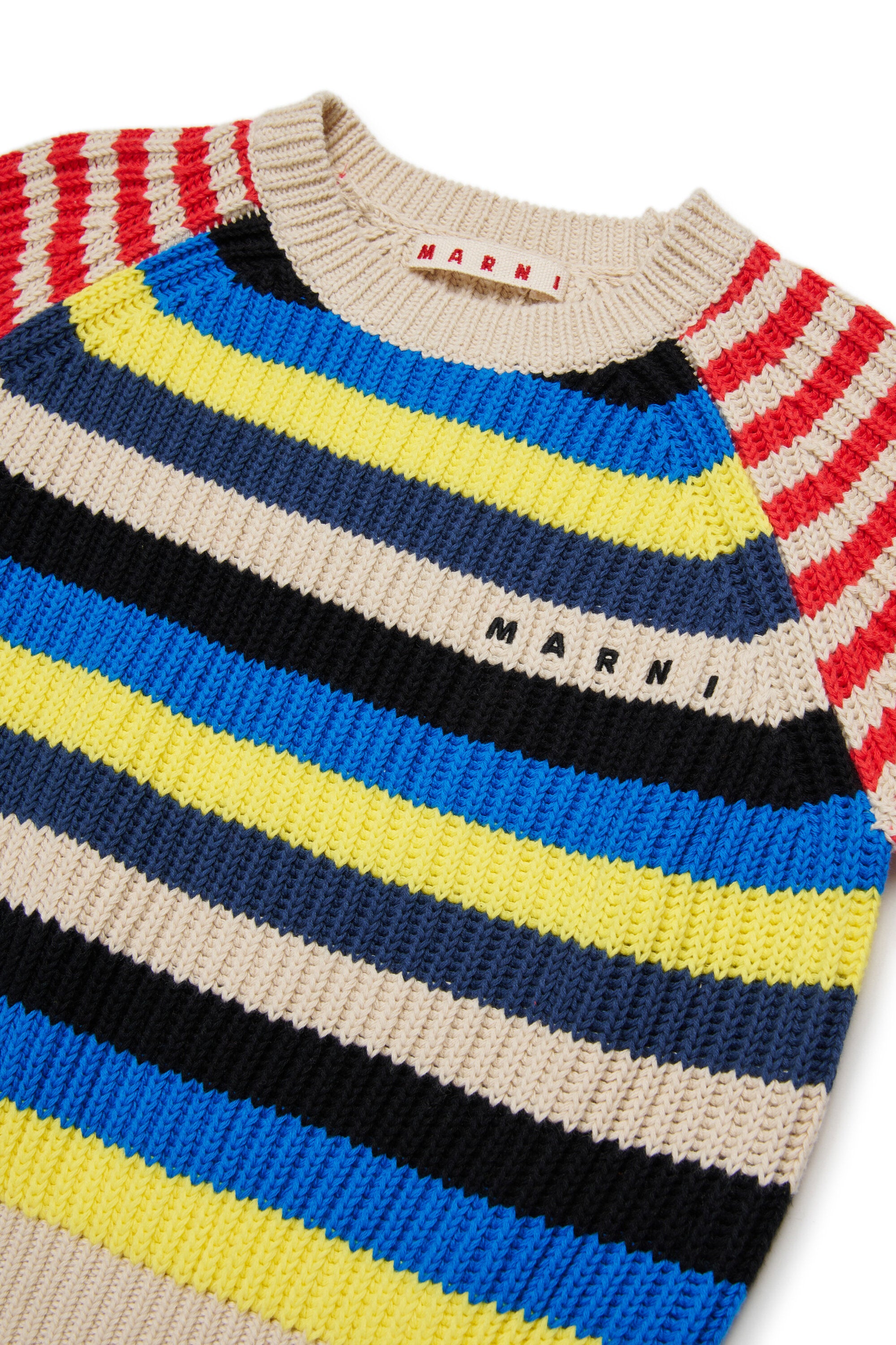 Crew-neck pullover with logo