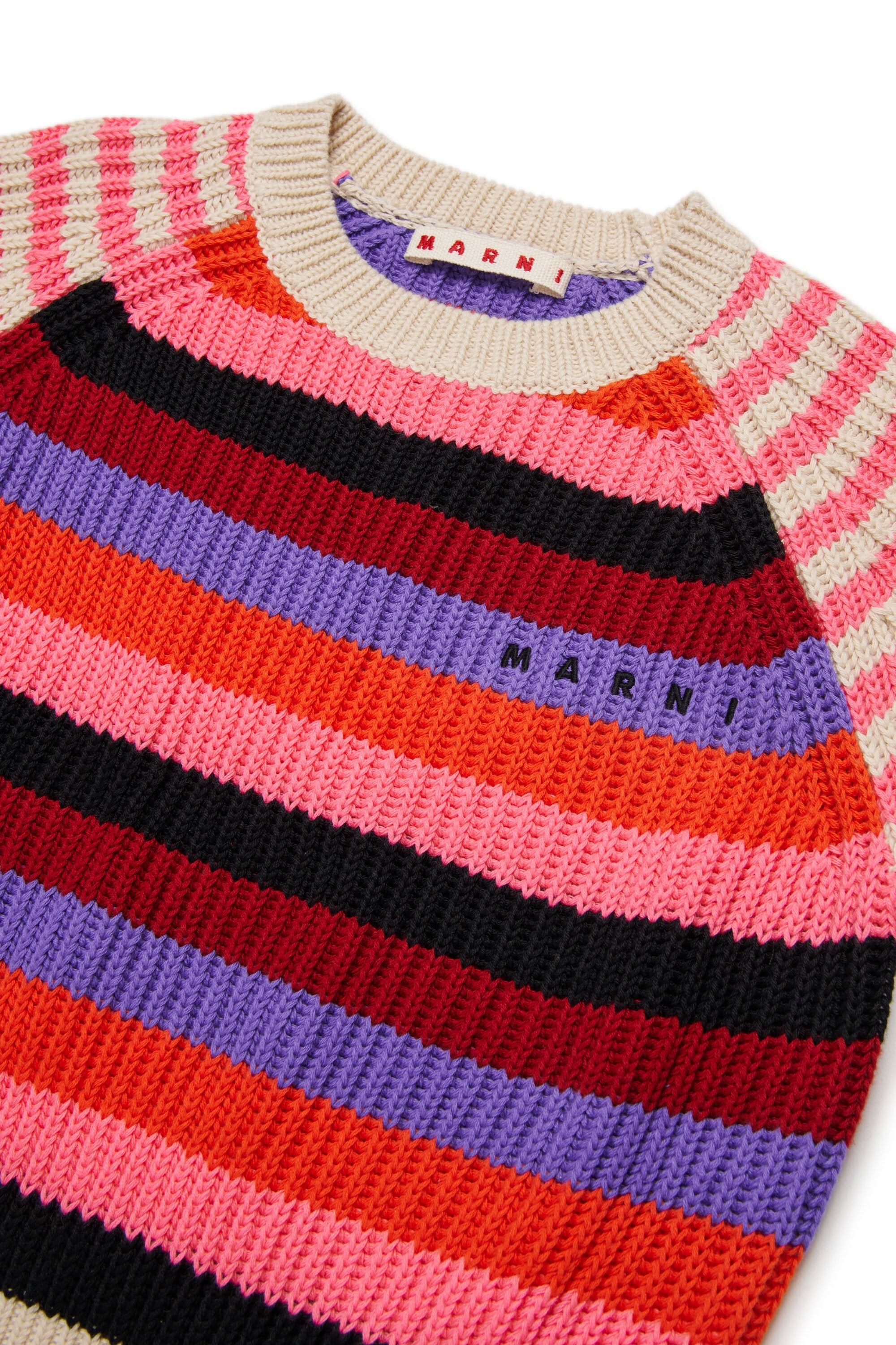 Jersey de cuello redondo con logo