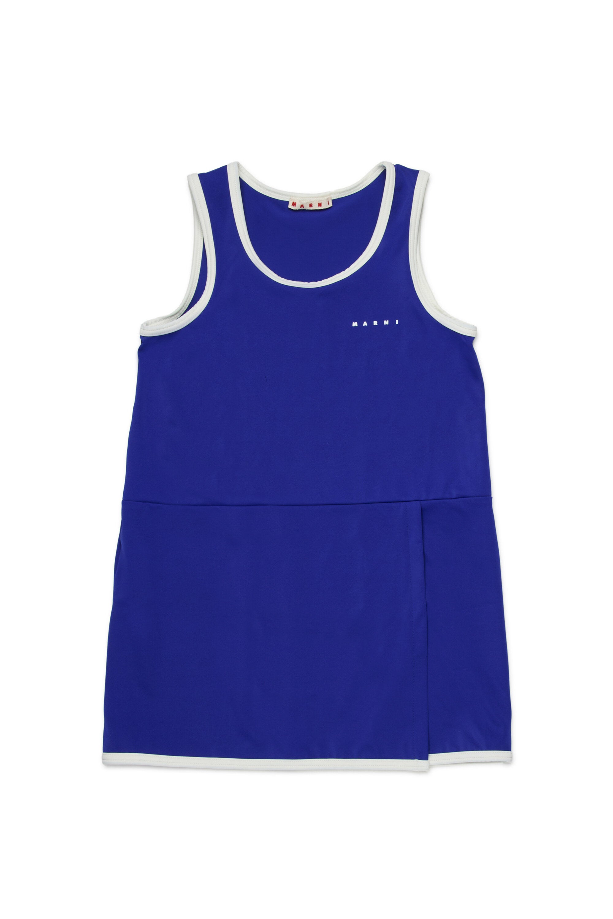 Vestido playero con logo
