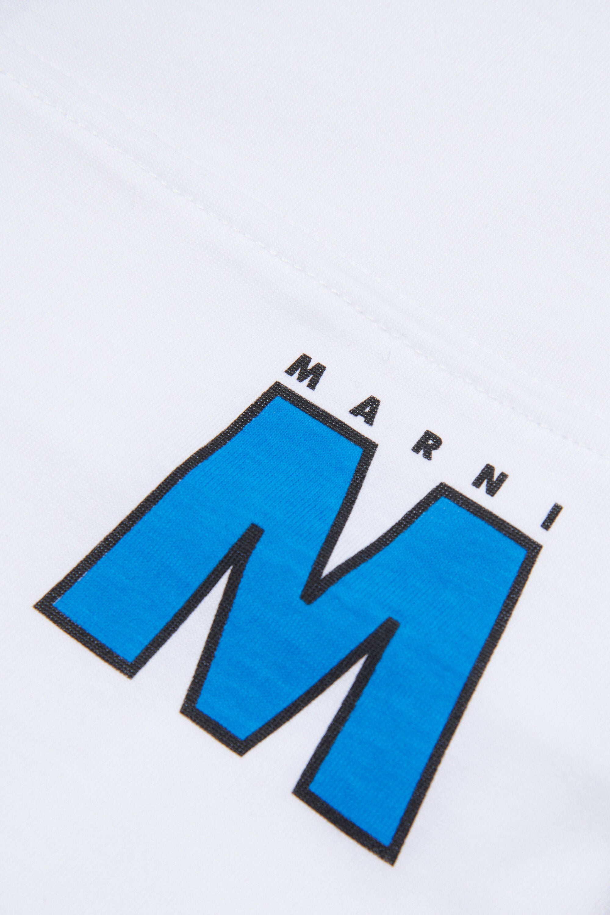 Camiseta escote en V con logo