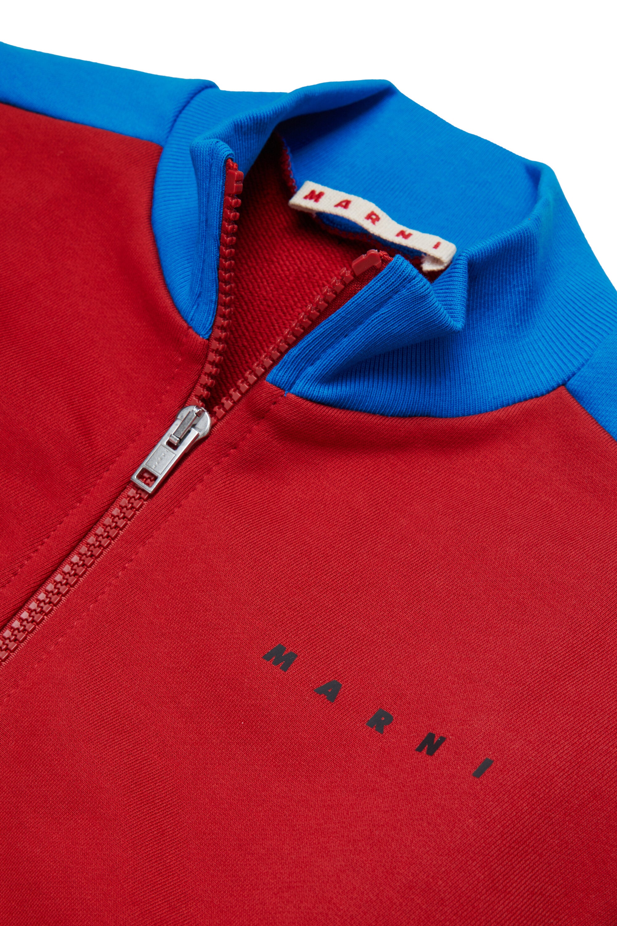 Sudadera con cremallera completa y logo