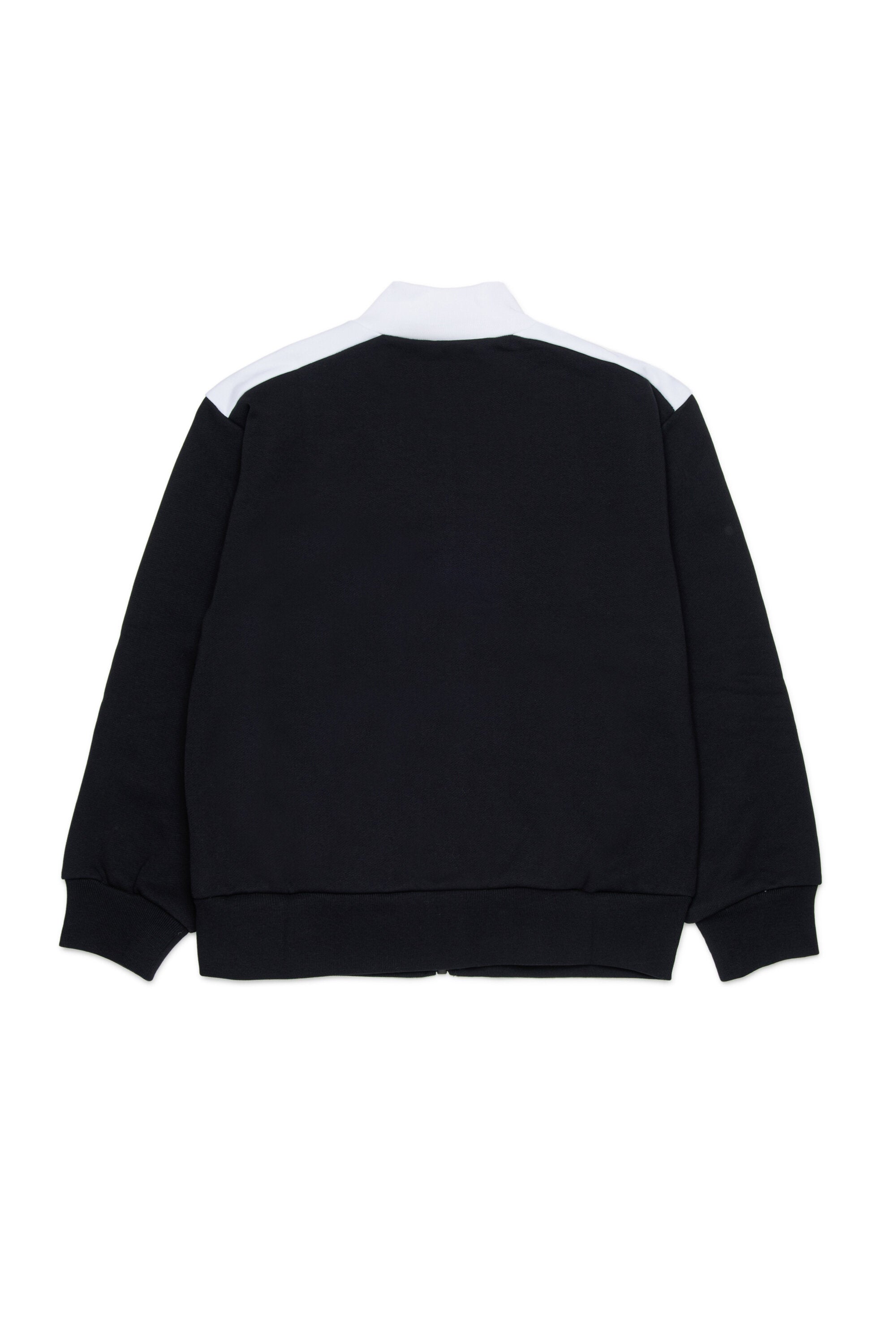 Sudadera con cremallera completa y logo