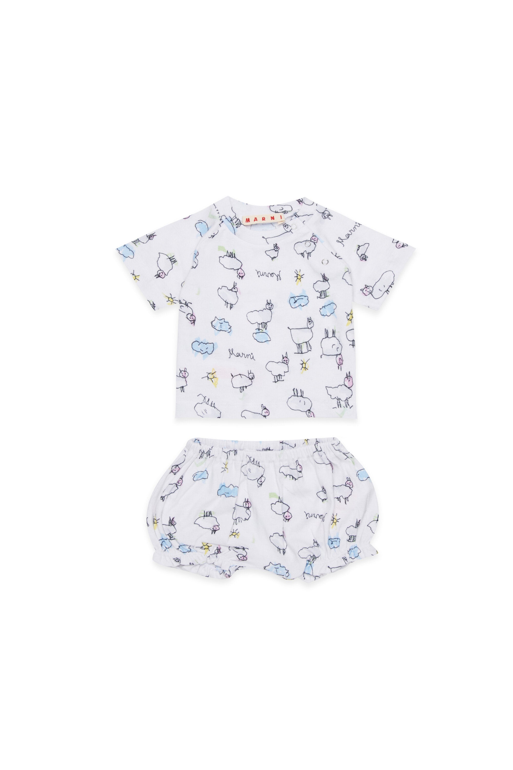 Set de bebé con estampado integral