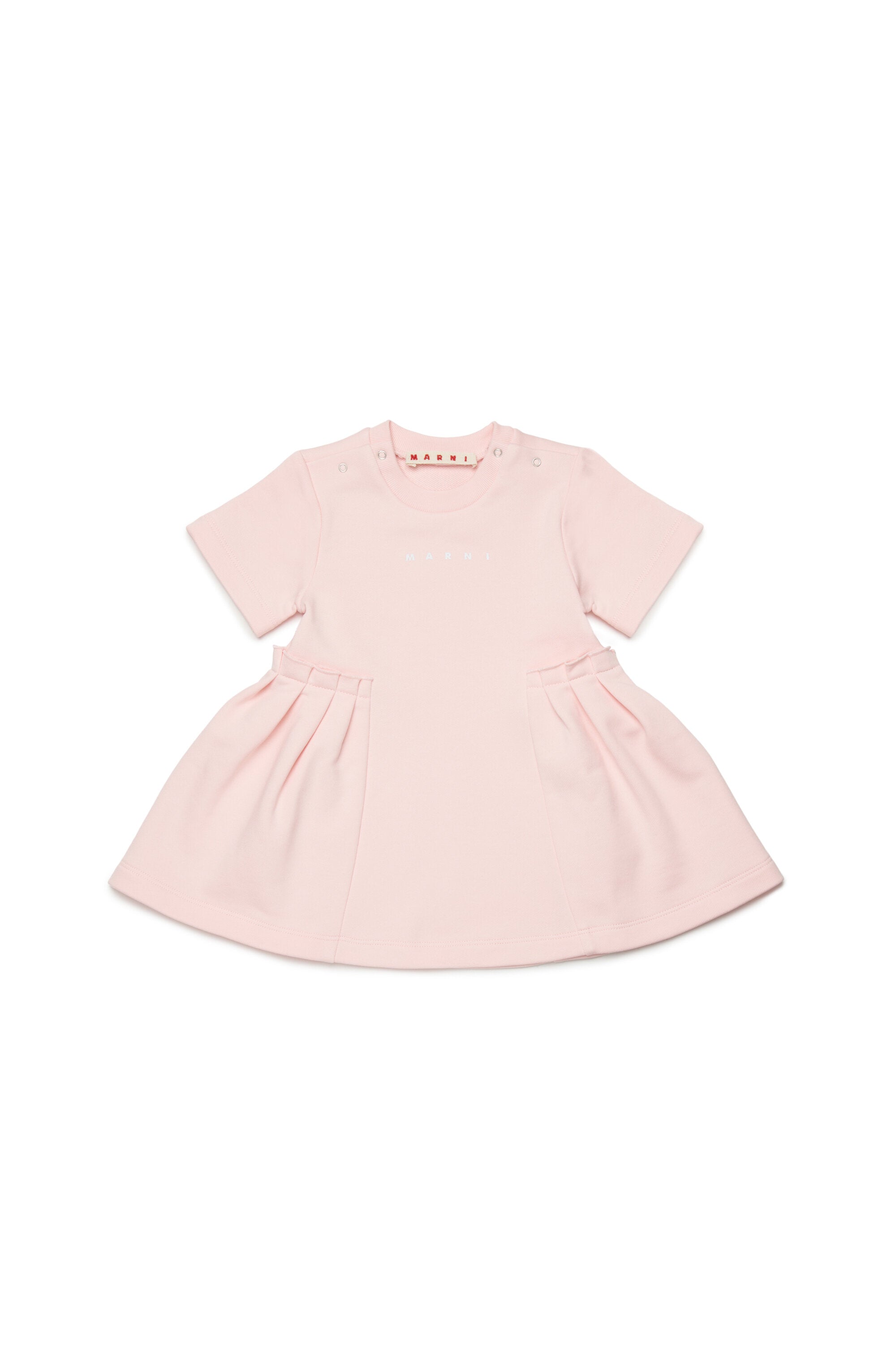 Short dress with logo