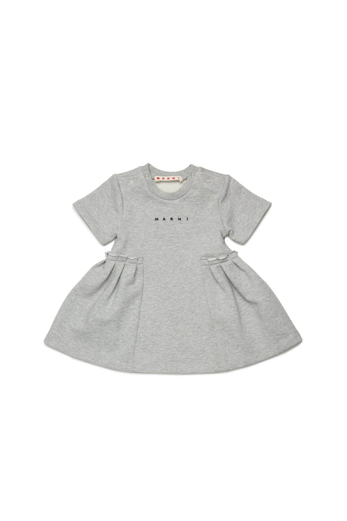 Short dress with logo
