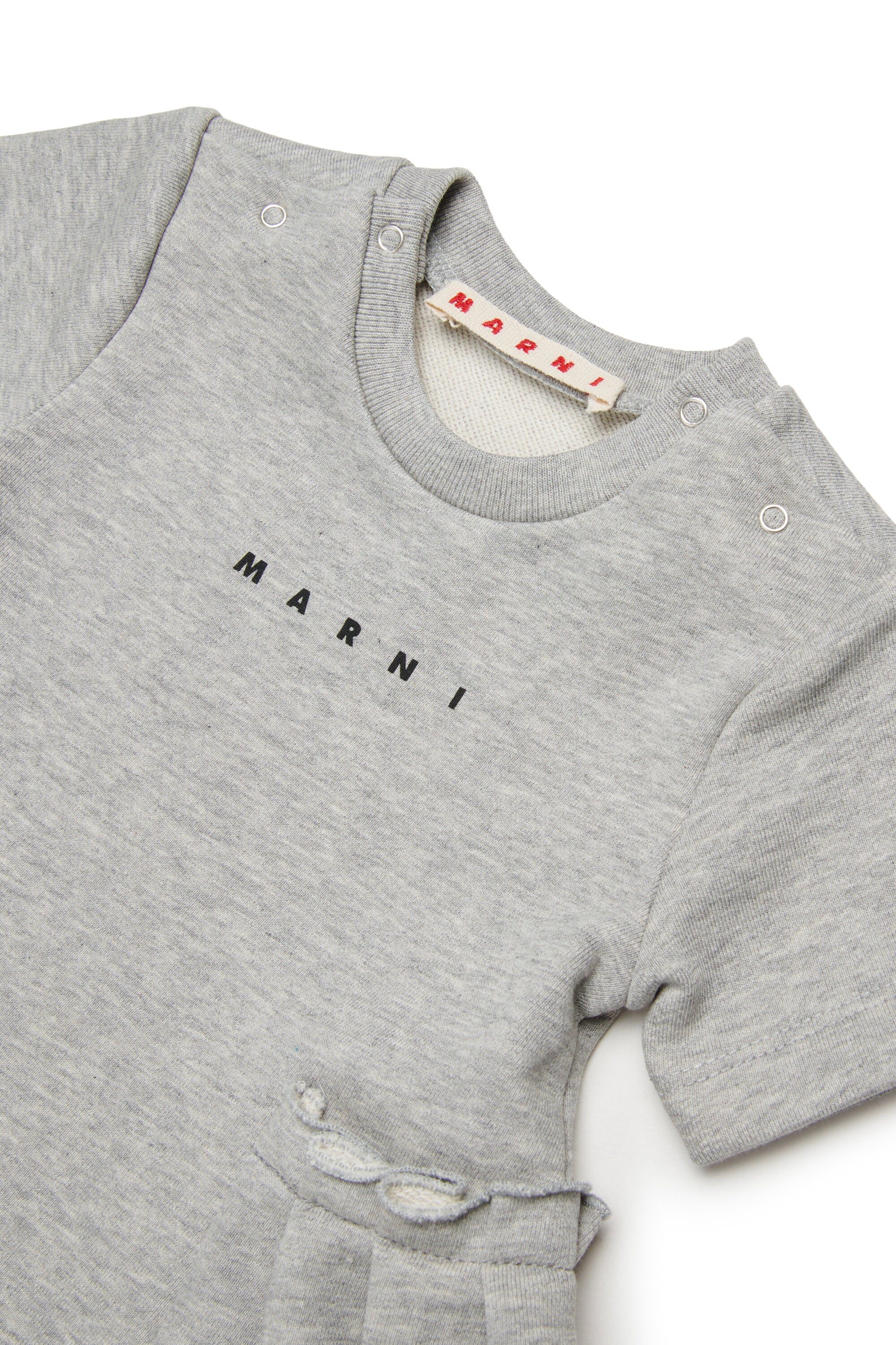 Vestido corto con logo