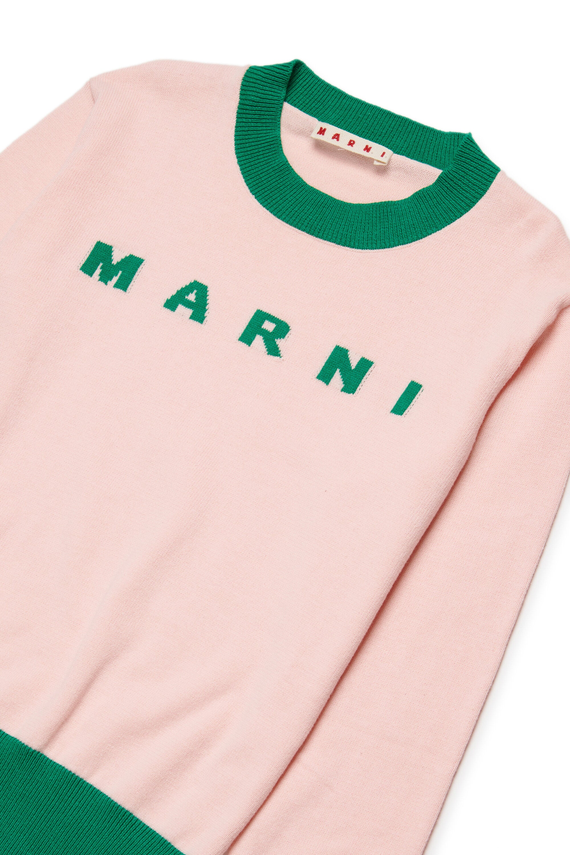 Crew-neck pullover with logo