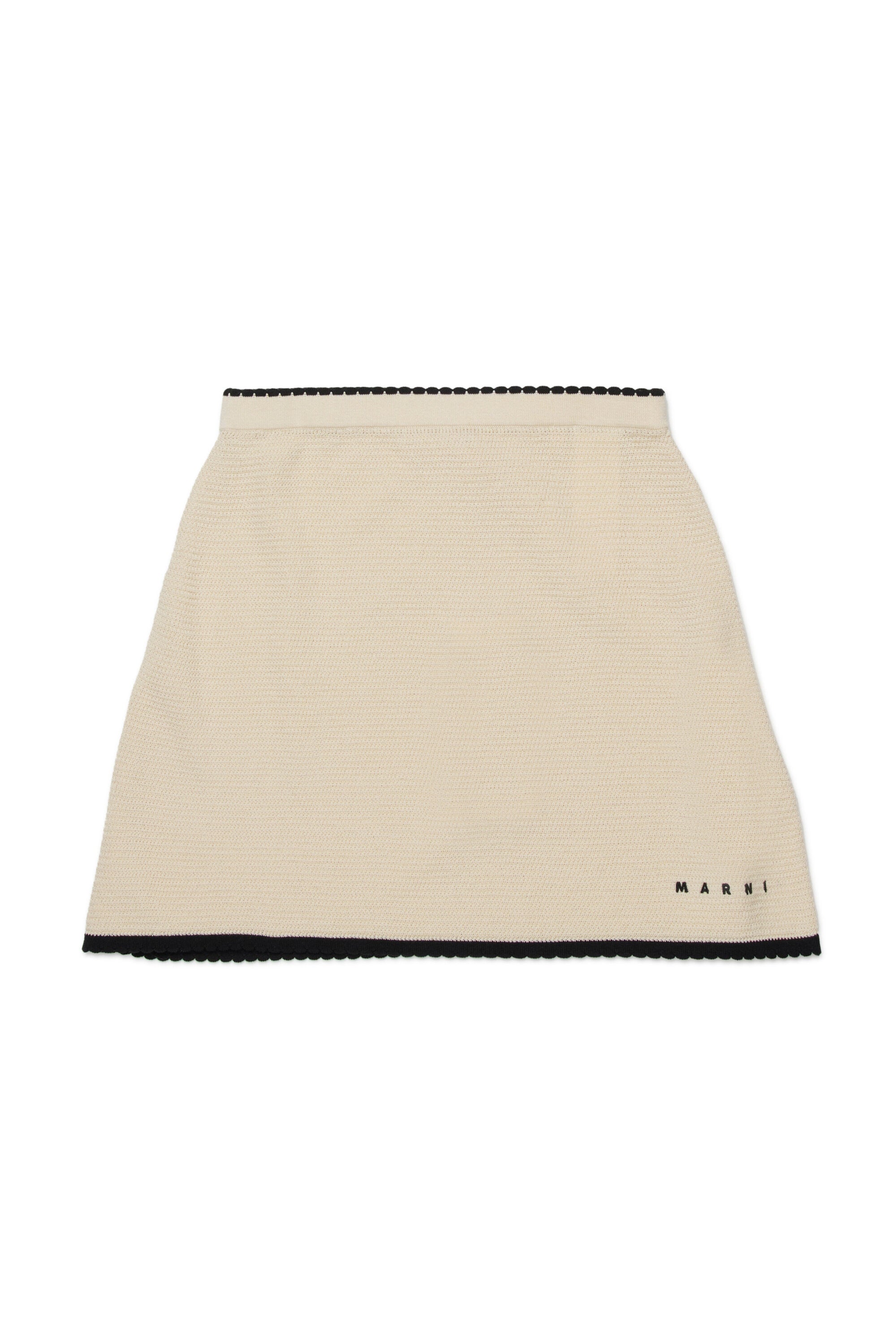 Mesh skirt with logo